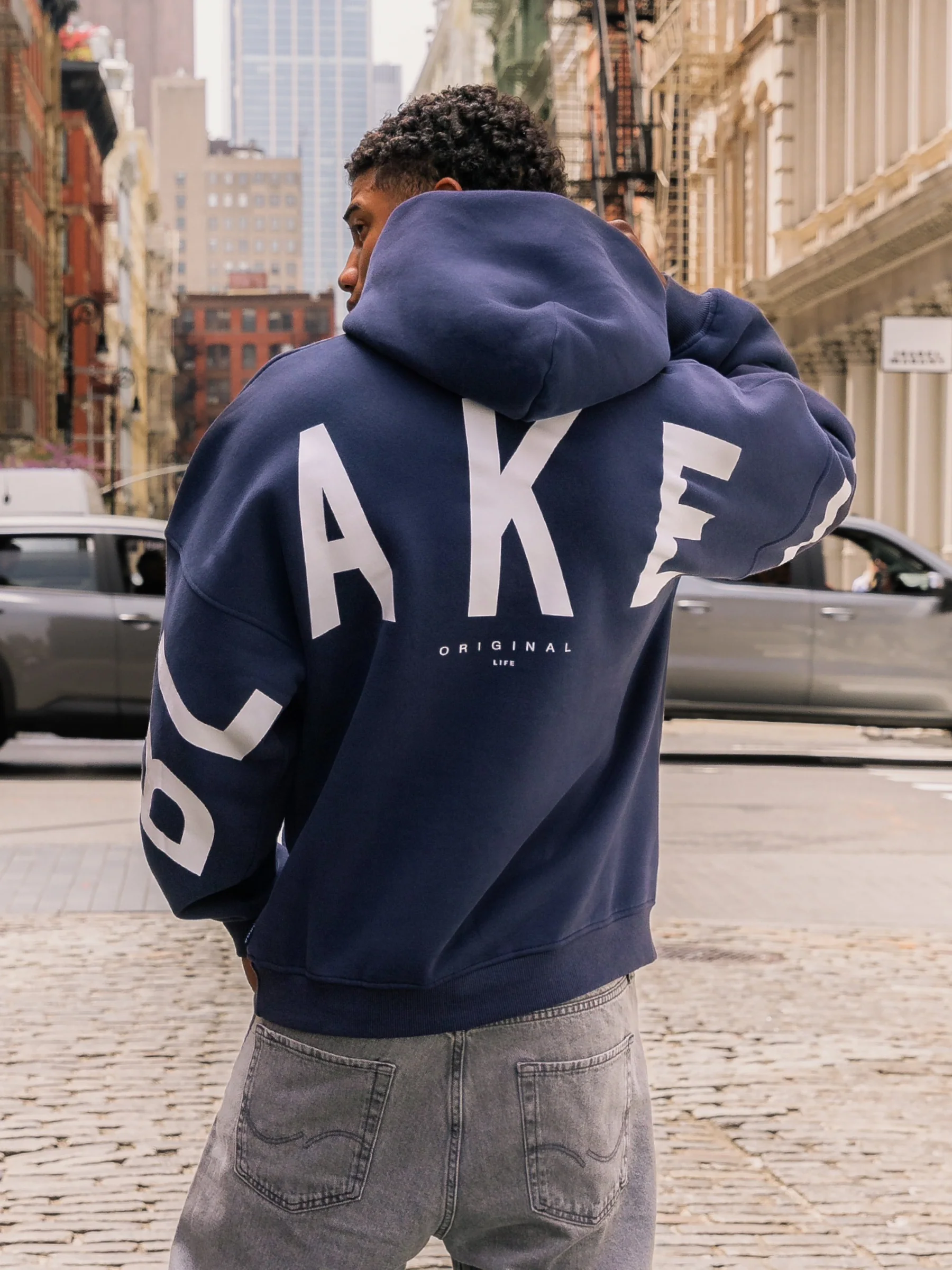 Idris Oversized Hoodie - True Navy - E-Cigarette Wholesale