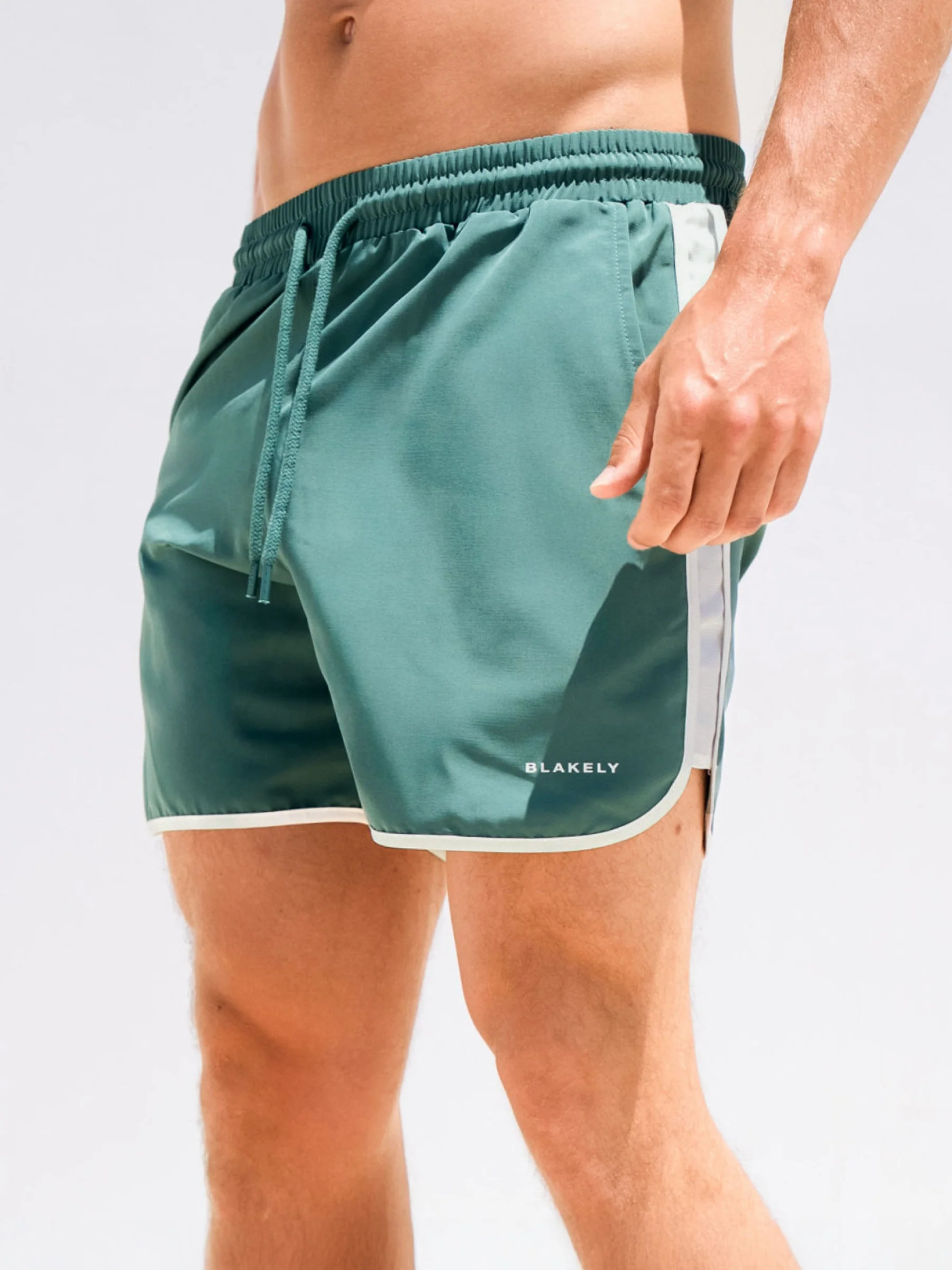Panel Swim Shorts - Teal Green - E-Cigarette Wholesale