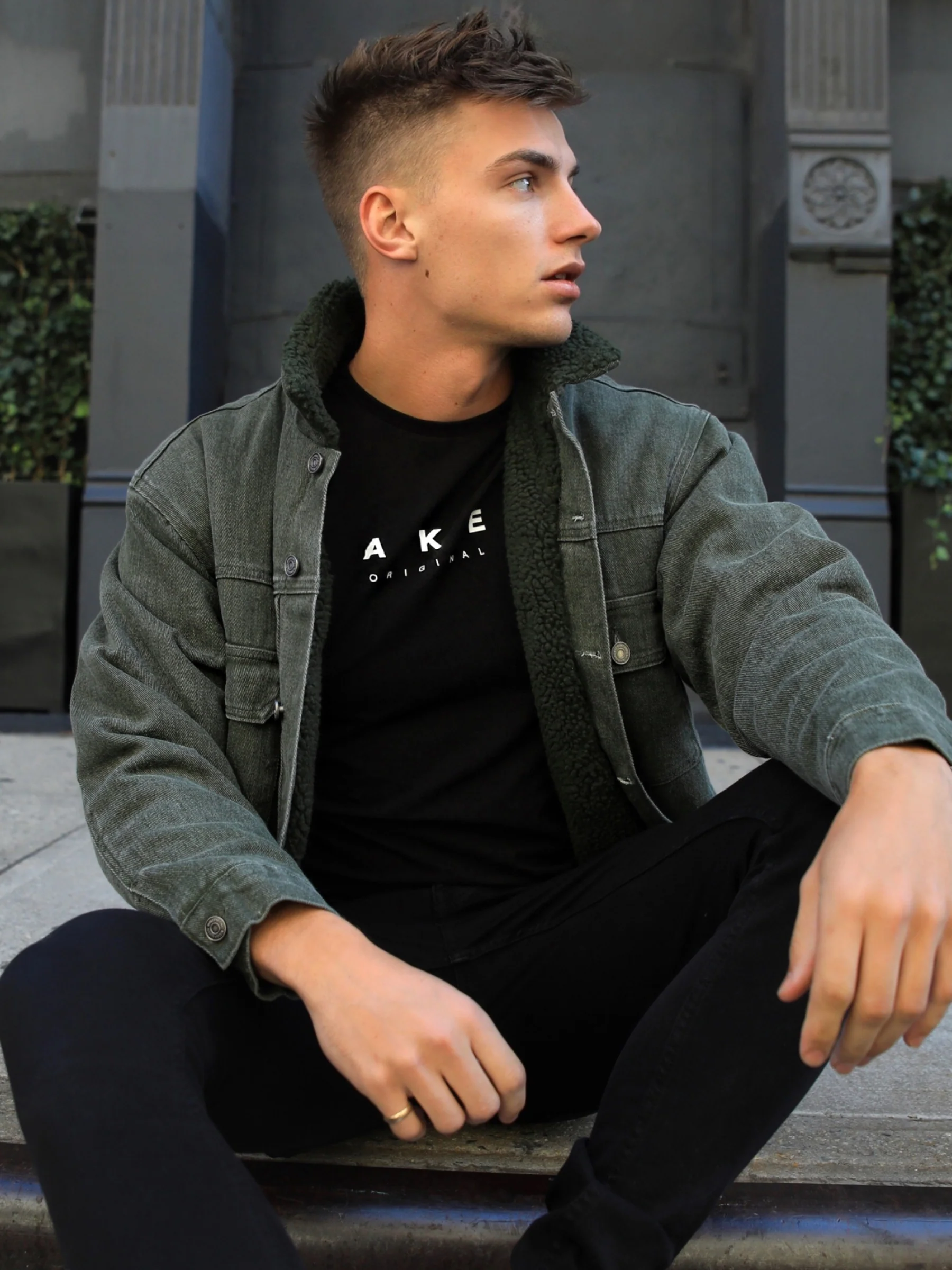 Rapha Denim Jacket - Green - E-Cigarette Wholesale