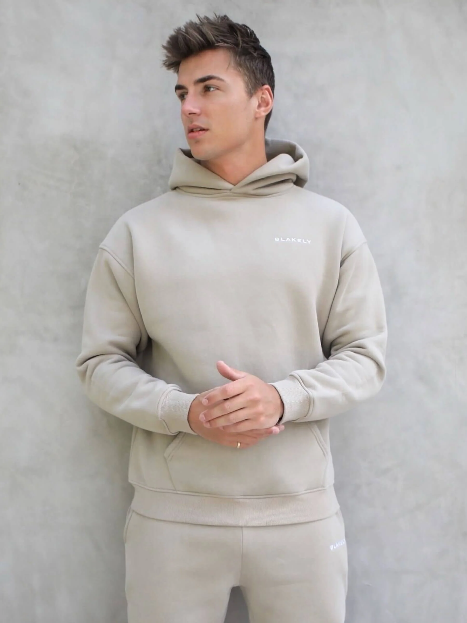 Series Relaxed Hoodie - Washed Khaki - E-Cigarette Wholesale