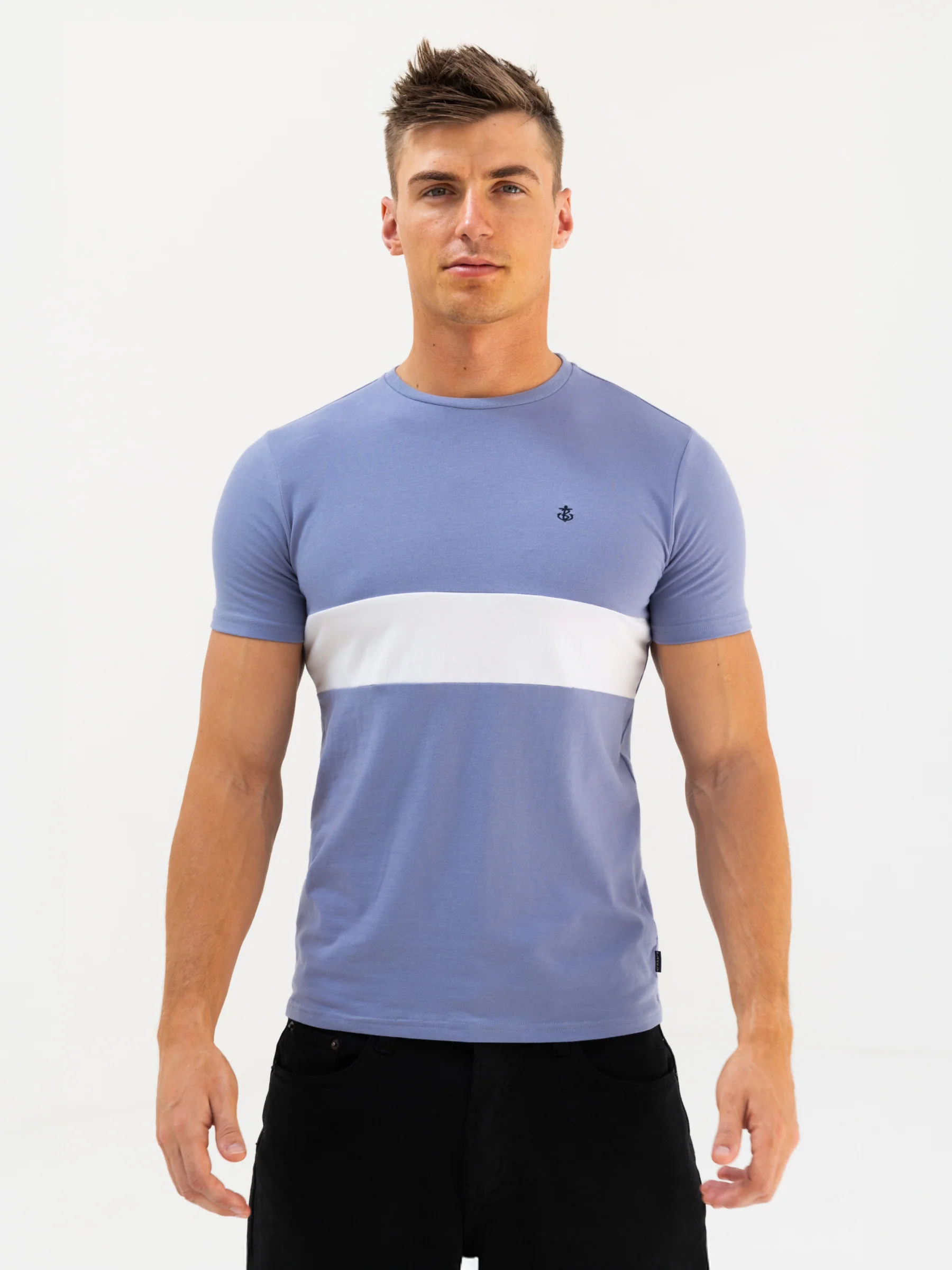 Rhode T-Shirt - Blue & White - E-Cigarette Wholesale
