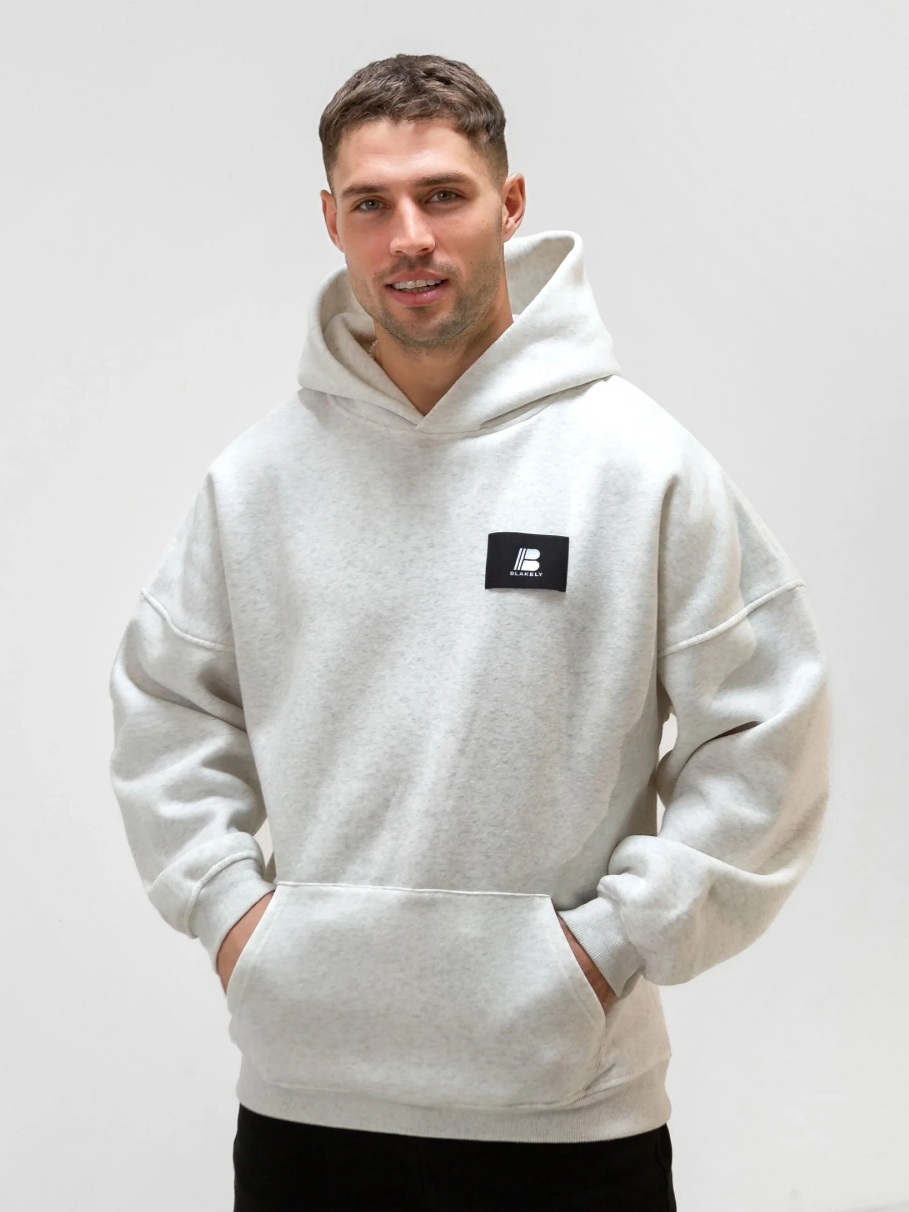 Apex Label Hoodie - Marl White - E-Cigarette Wholesale