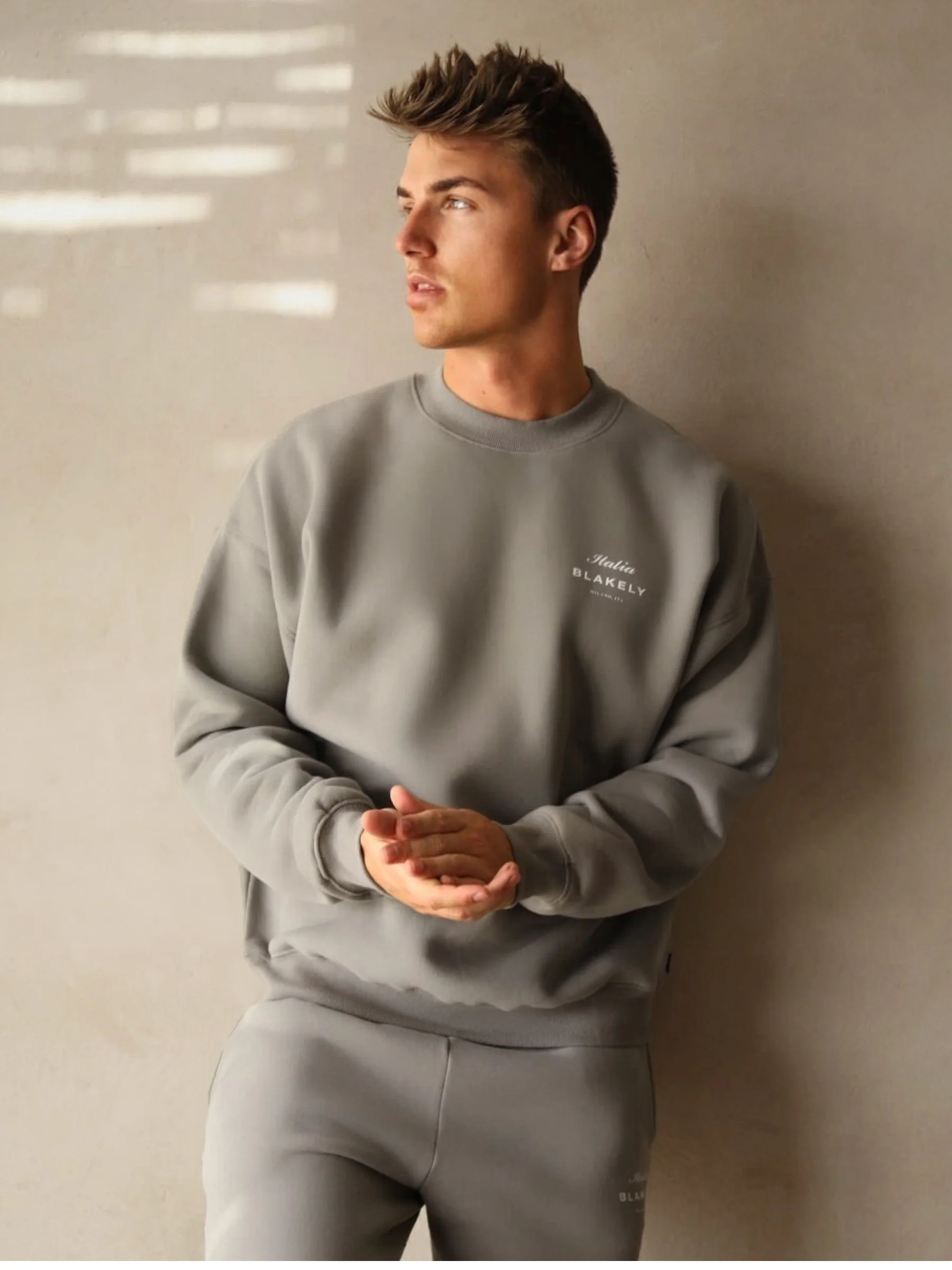 Italia Relaxed Jumper - Stone Grey - E-Cigarette Wholesale