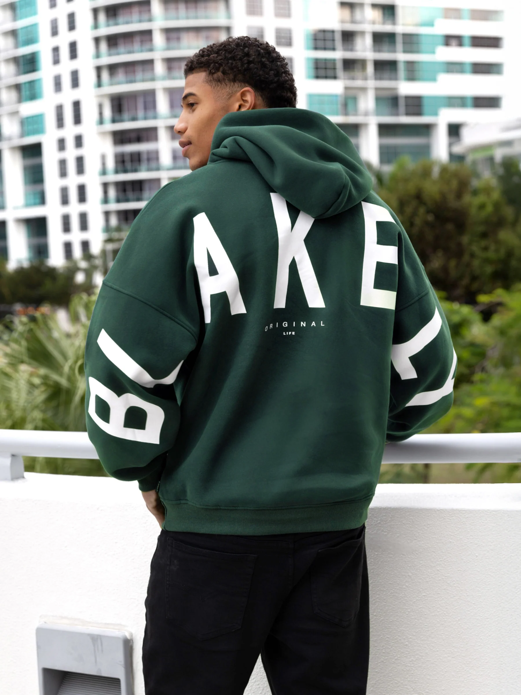 Idris Oversized Hoodie - Pine Green - E-Cigarette Wholesale