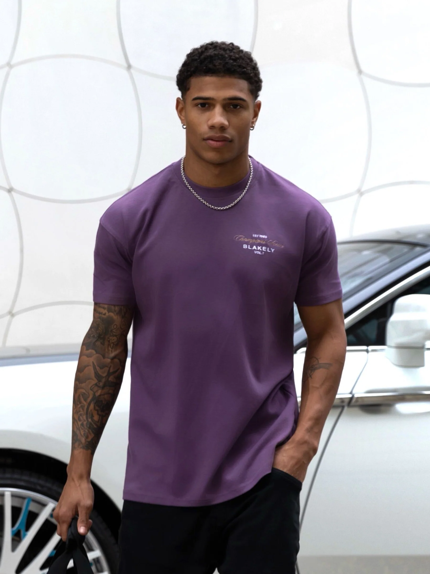 Legacy Relaxed T-Shirt - Mid Purple - E-Cigarette Wholesale
