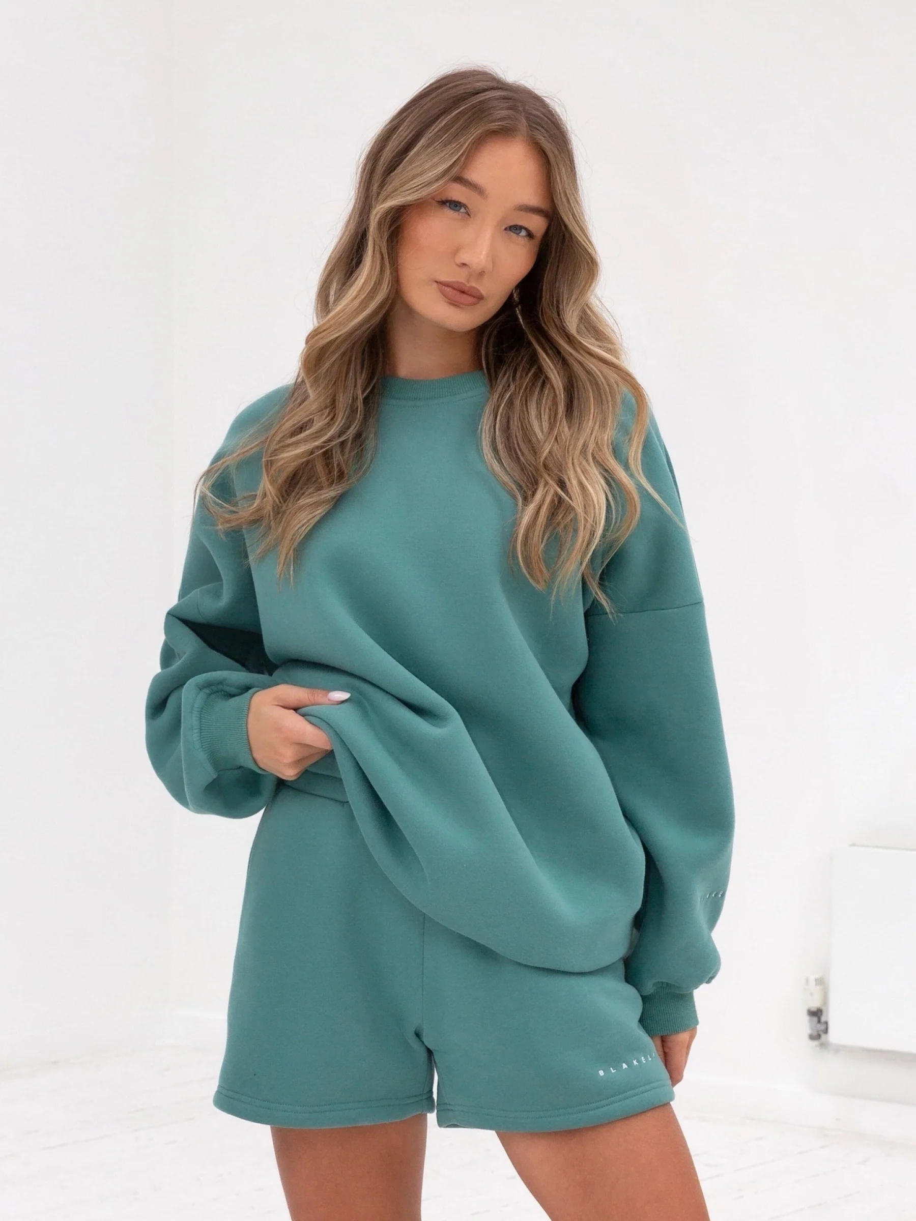 Isabel Oversized Jumper - Dusty Teal - E-Cigarette Wholesale