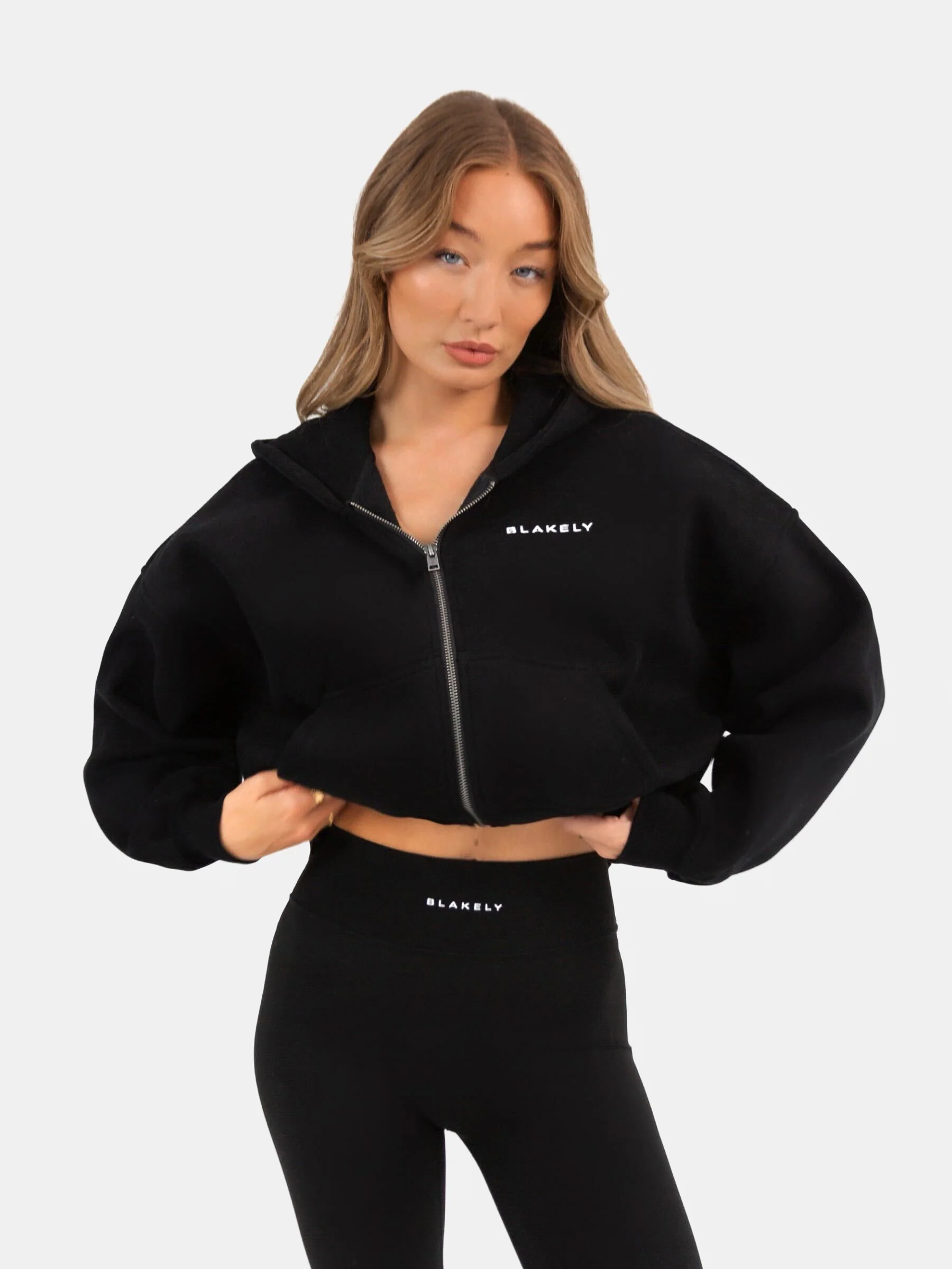 Blakely Full Zip Hoodie - Black - E-Cigarette Wholesale