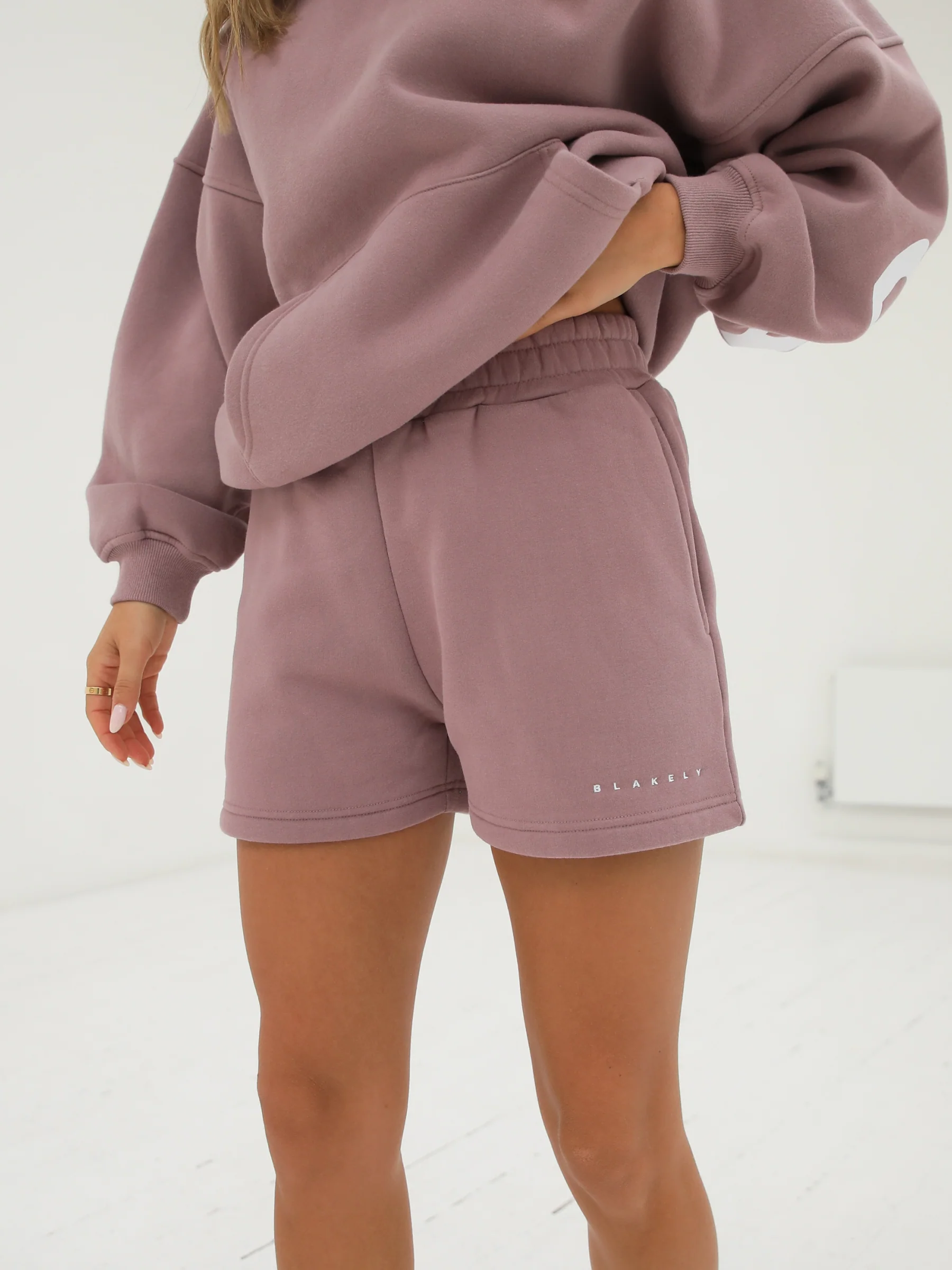 Isabel Jogger Shorts - Dusty Pink - E-Cigarette Wholesale