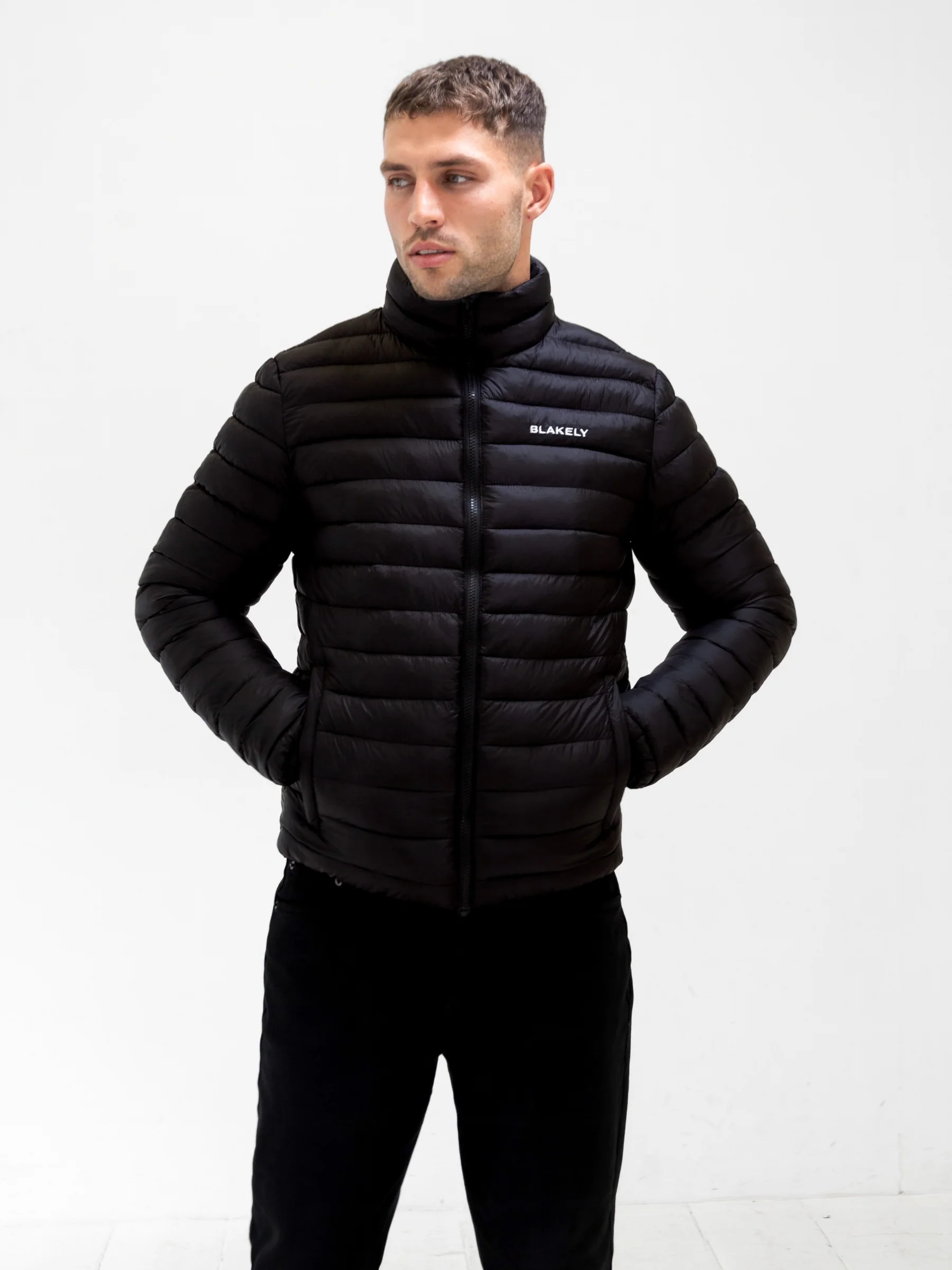 Lucas Lightweight Puffer Jacket - Black - E-Cigarette Wholesale