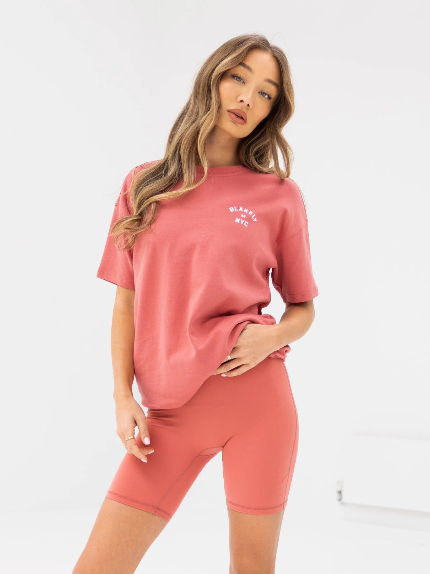 NYC Oversized T-Shirt - Sunrise Coral - E-Cigarette Wholesale