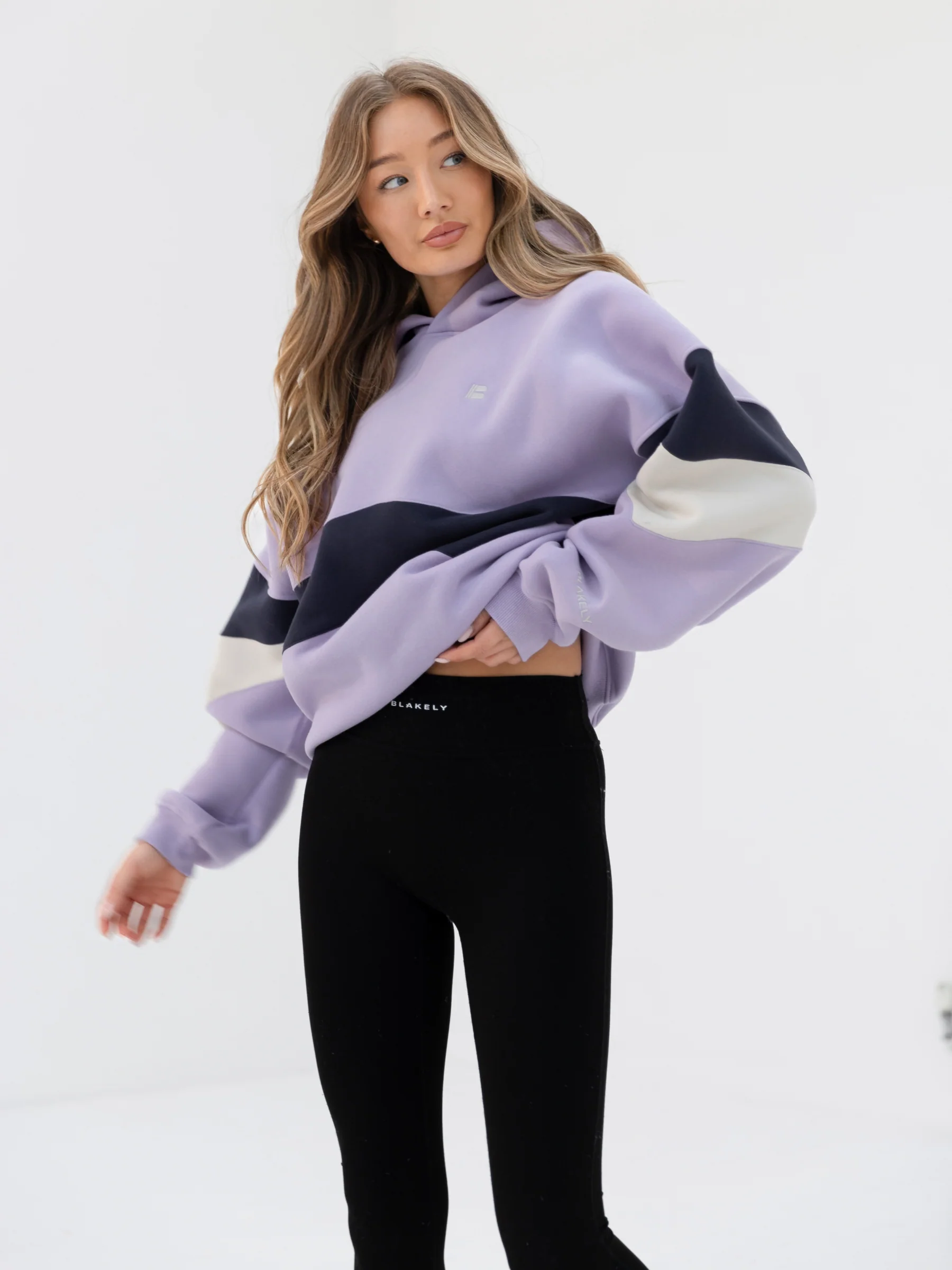 Panel Oversized Hoodie - Violet - E-Cigarette Wholesale