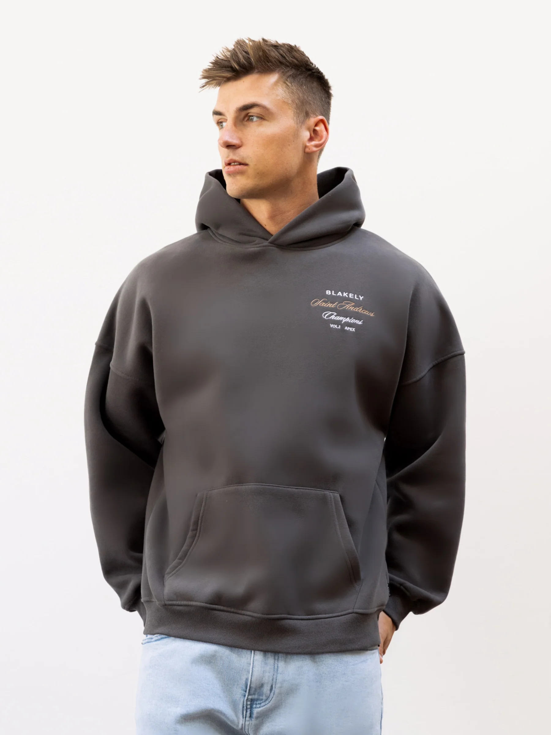 Legacy Relaxed Hoodie - Charcoal - E-Cigarette Wholesale