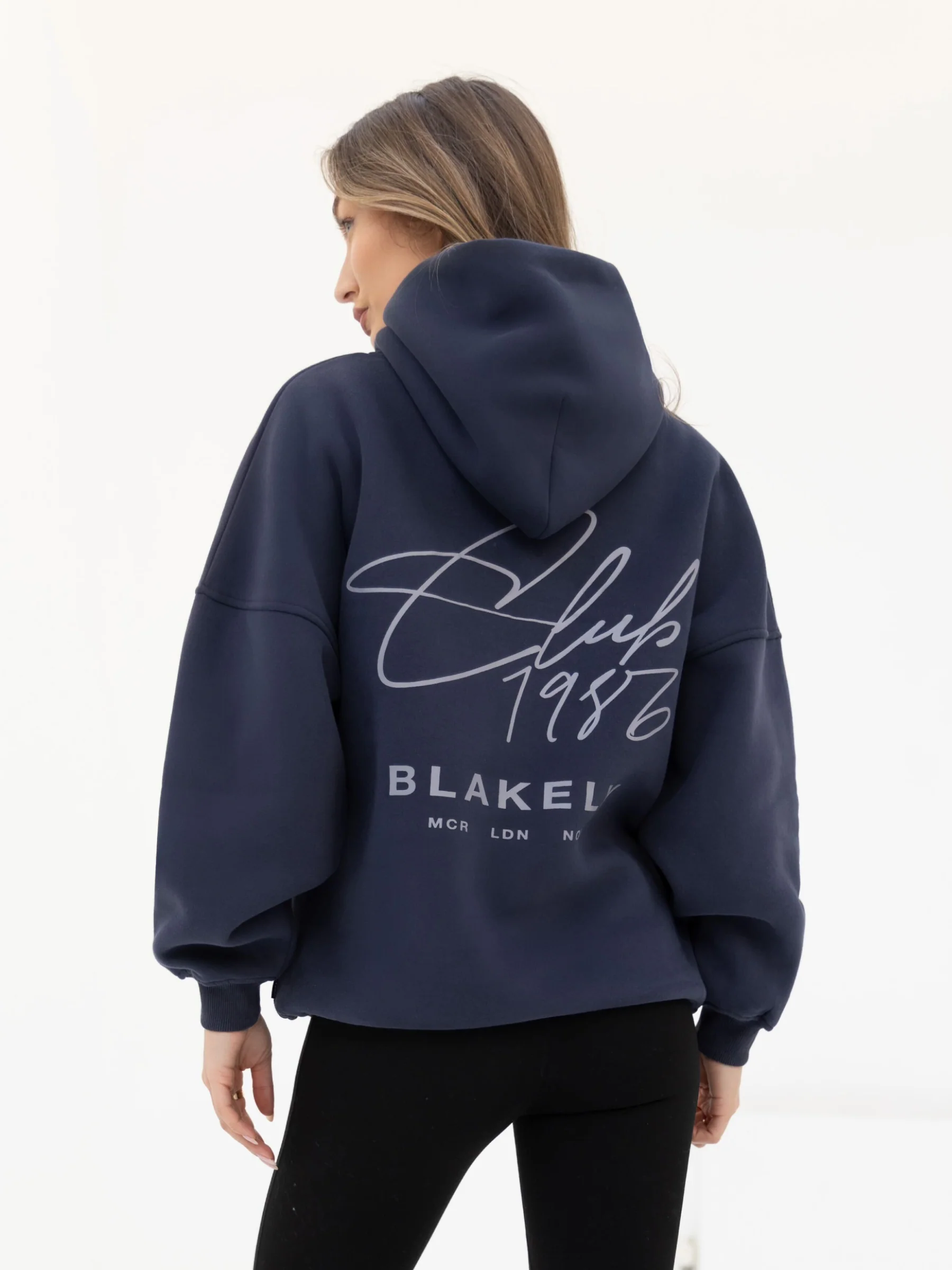 Club Oversized Hoodie - Navy - E-Cigarette Wholesale