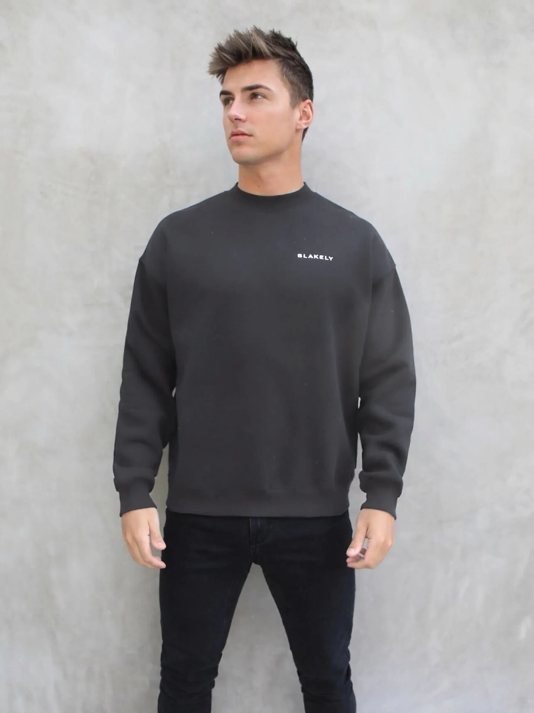 Series Relaxed Jumper - Charcoal - E-Cigarette Wholesale