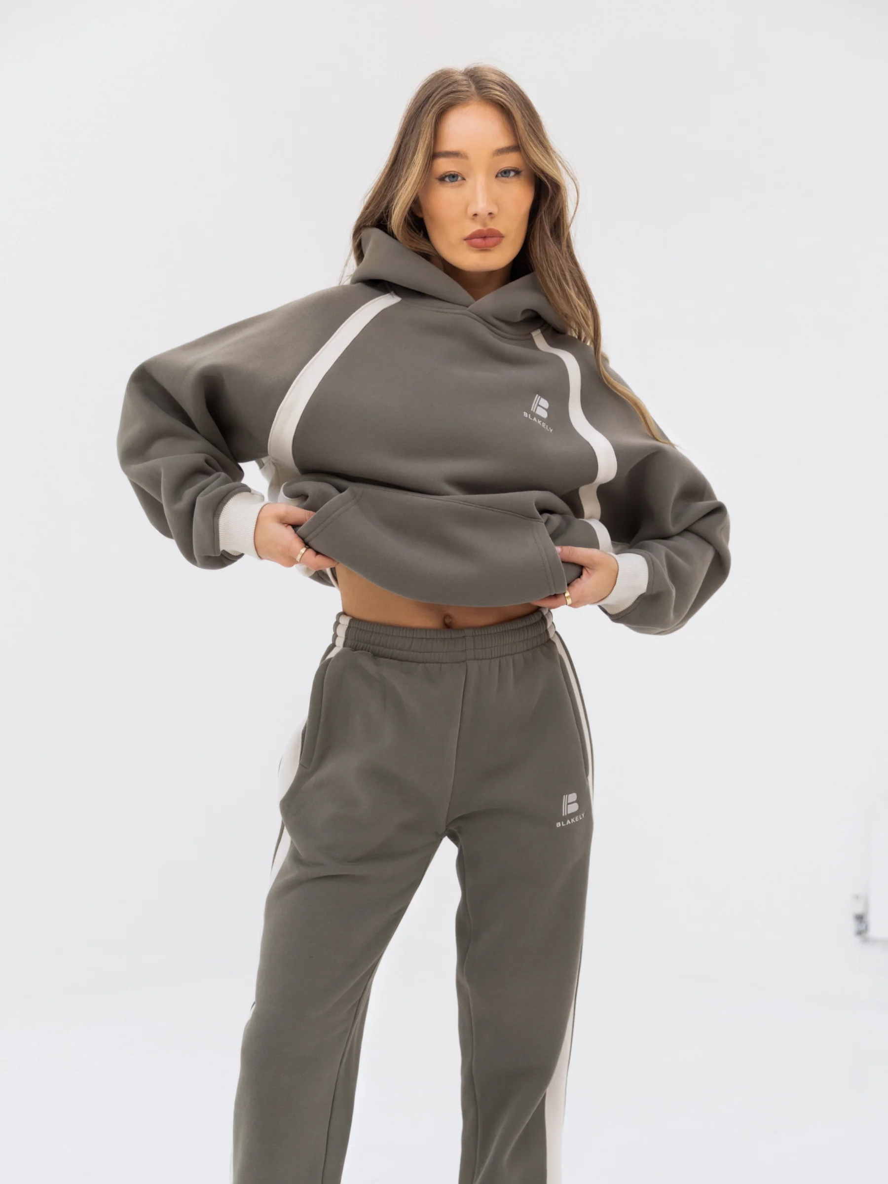 Classic Panel Oversized Hoodie - Safari Green - E-Cigarette Wholesale