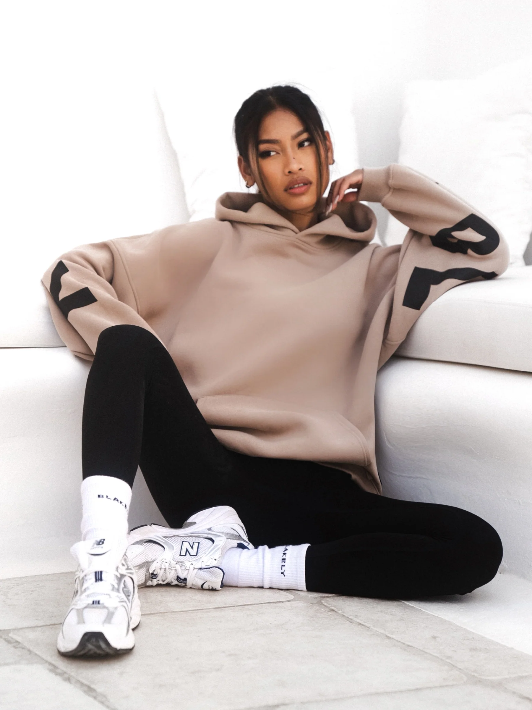 Isabel Hoodie & Leggings Set - Tan & Black - E-Cigarette Wholesale