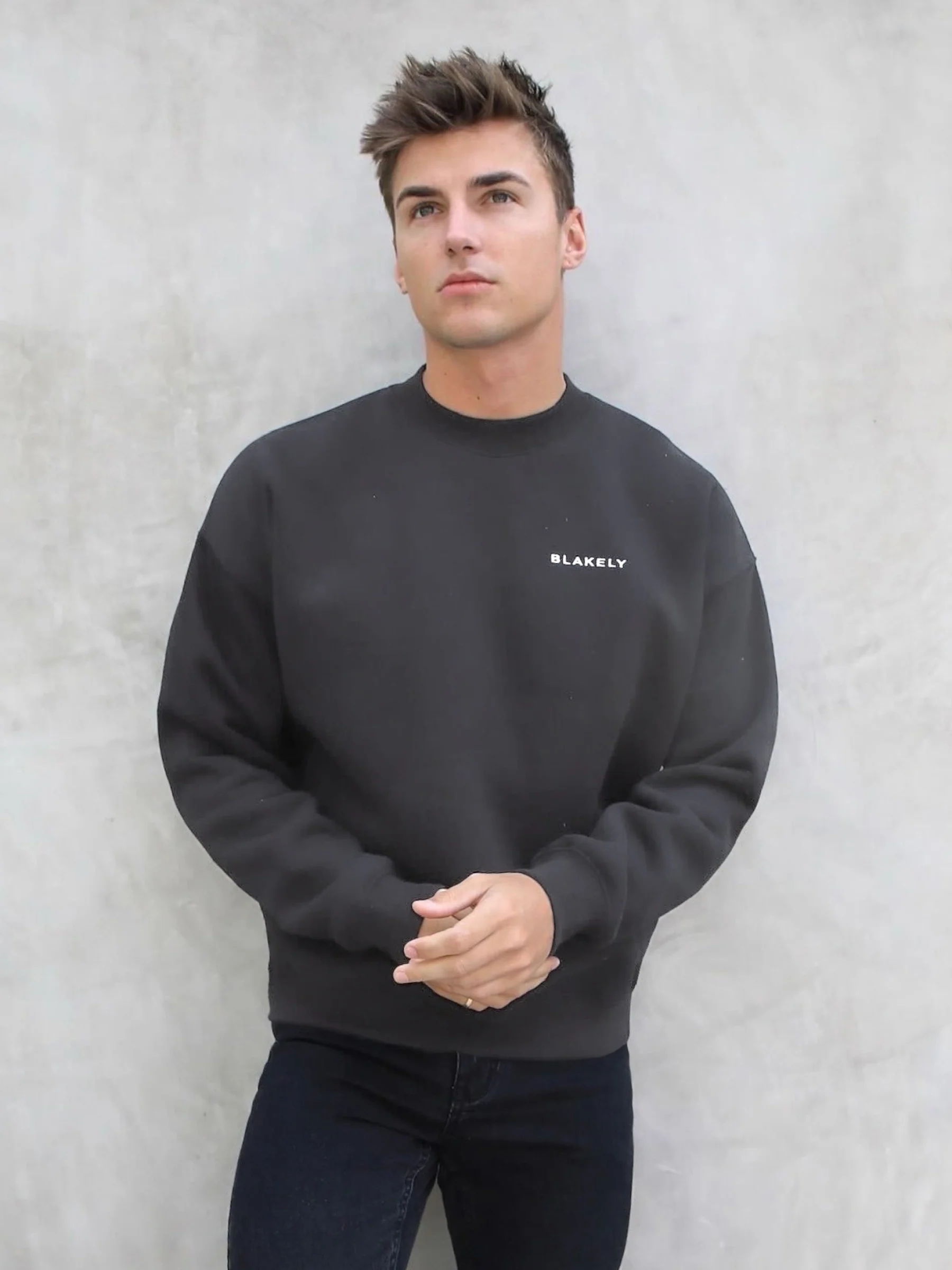 Series Relaxed Jumper - Charcoal - E-Cigarette Wholesale