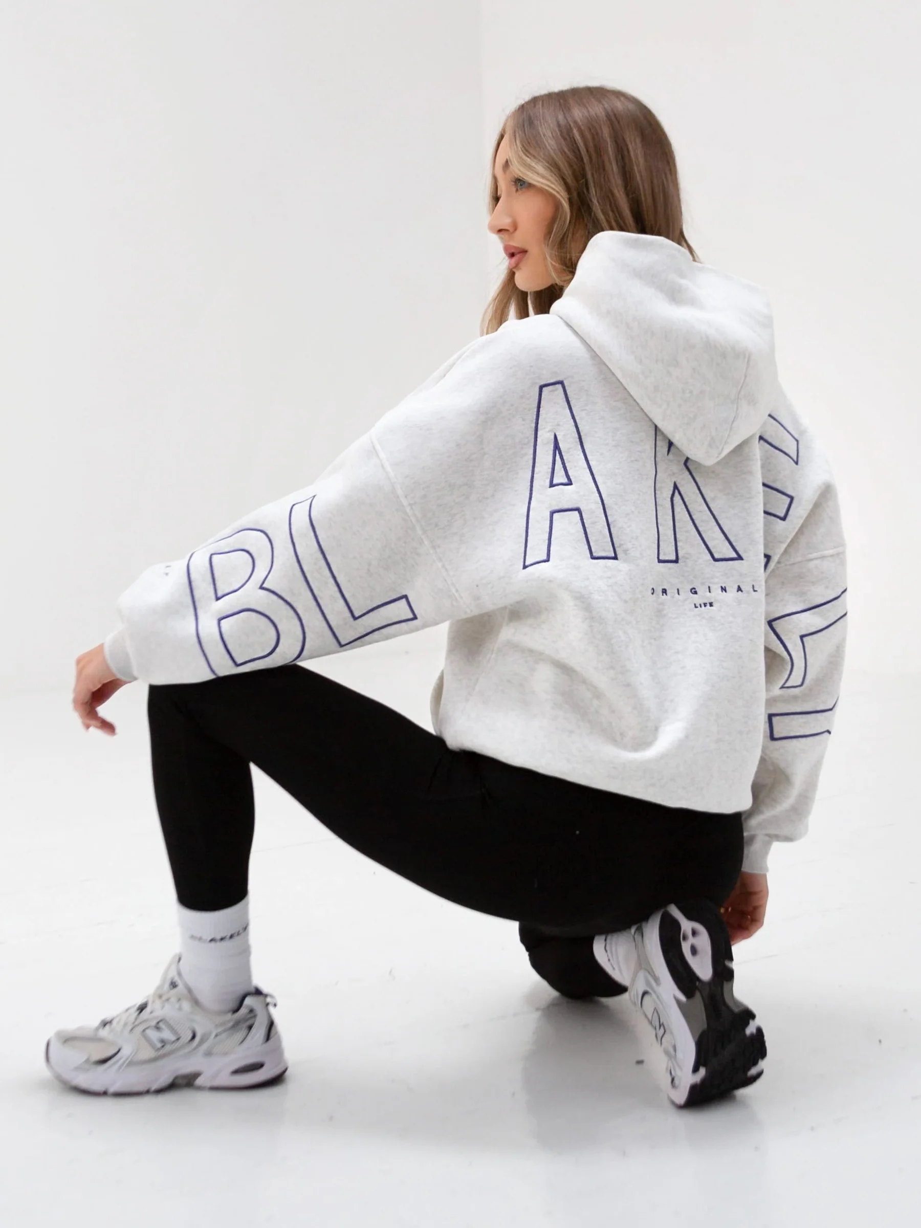 Embroidered Isabel Oversized Hoodie - Ultraviolet - E-Cigarette Wholesale