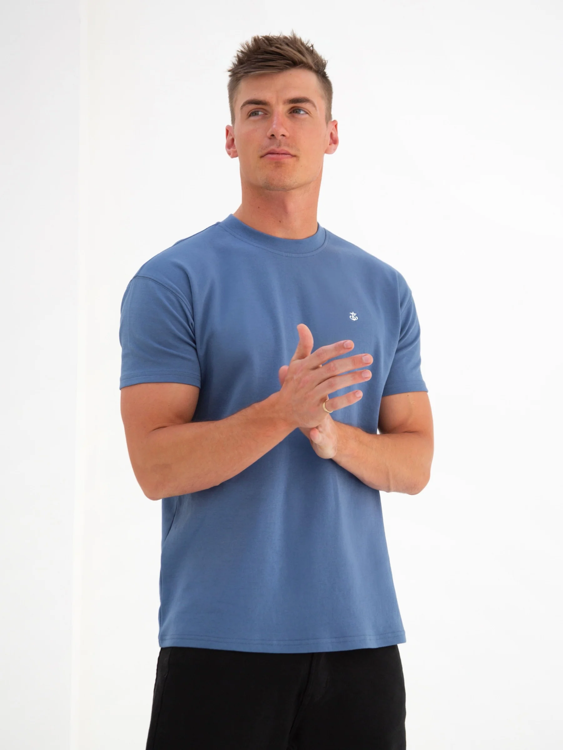 Anchor Relaxed T-Shirt - Blue - E-Cigarette Wholesale