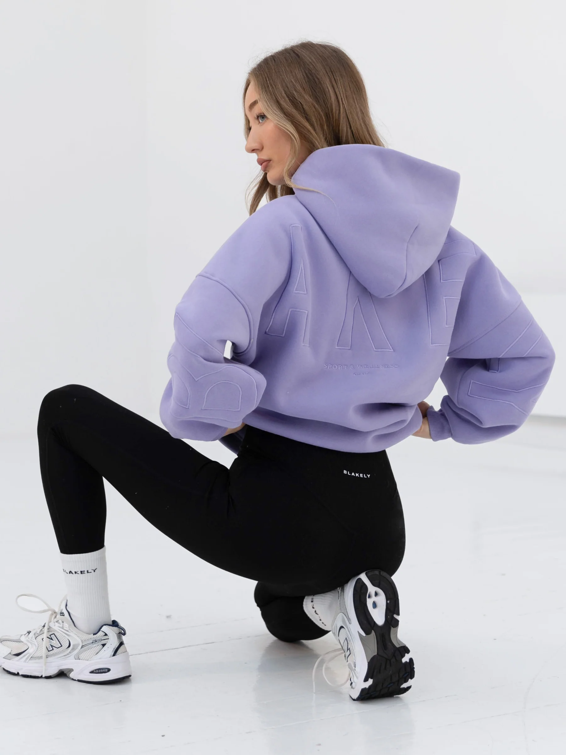 Embroidered Isabel Oversized Hoodie - Lilac - E-Cigarette Wholesale