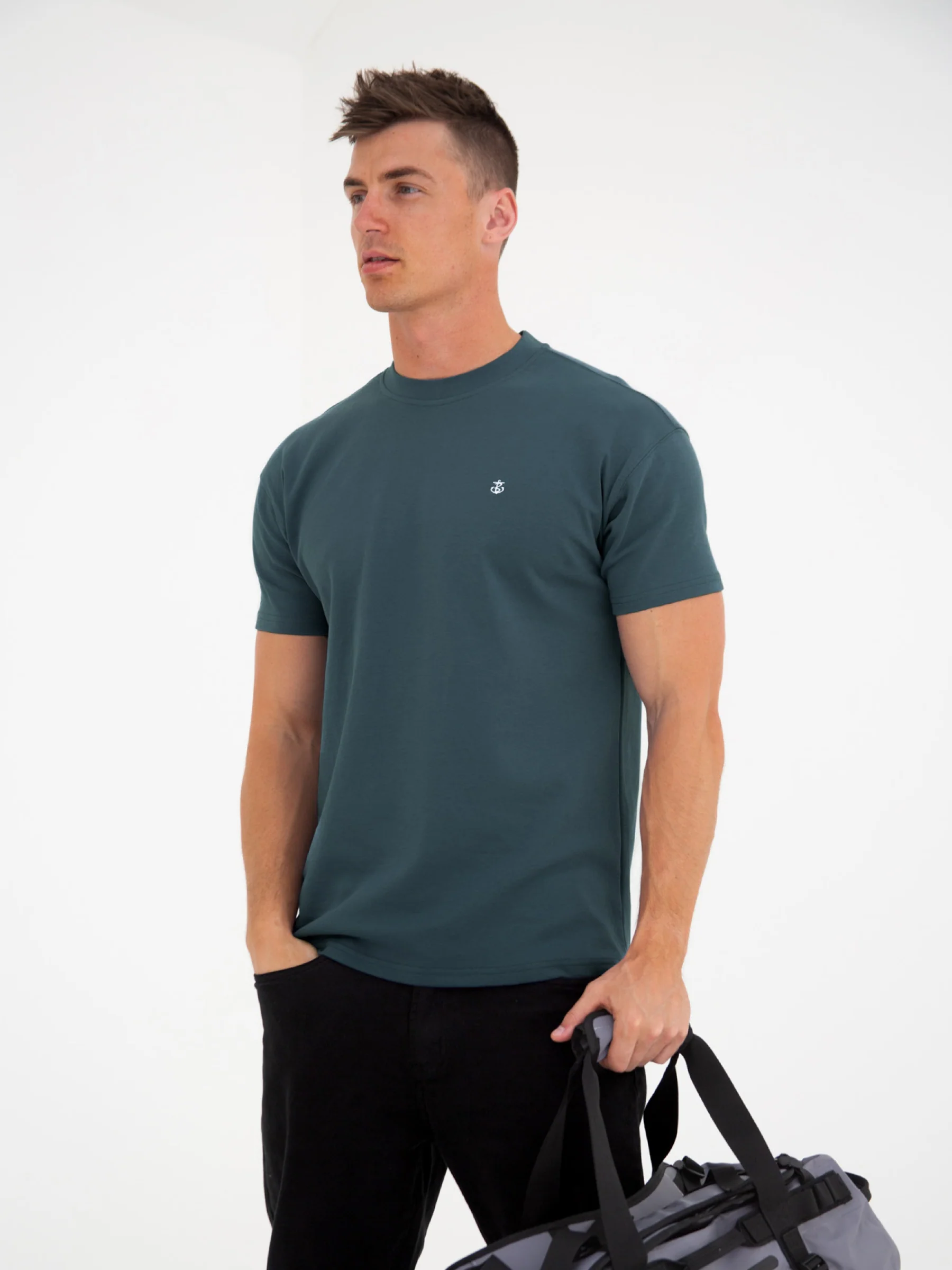 Anchor Relaxed T-Shirt - Teal Green - E-Cigarette Wholesale