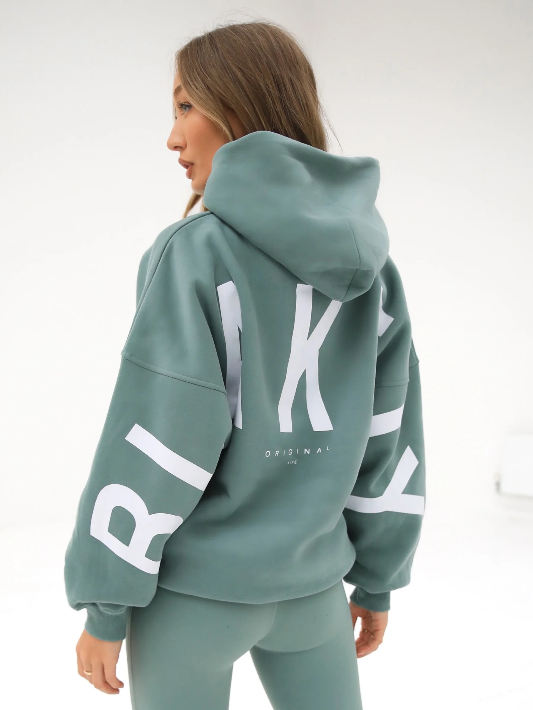 Isabel Oversized Hoodie - Sage Green - E-Cigarette Wholesale
