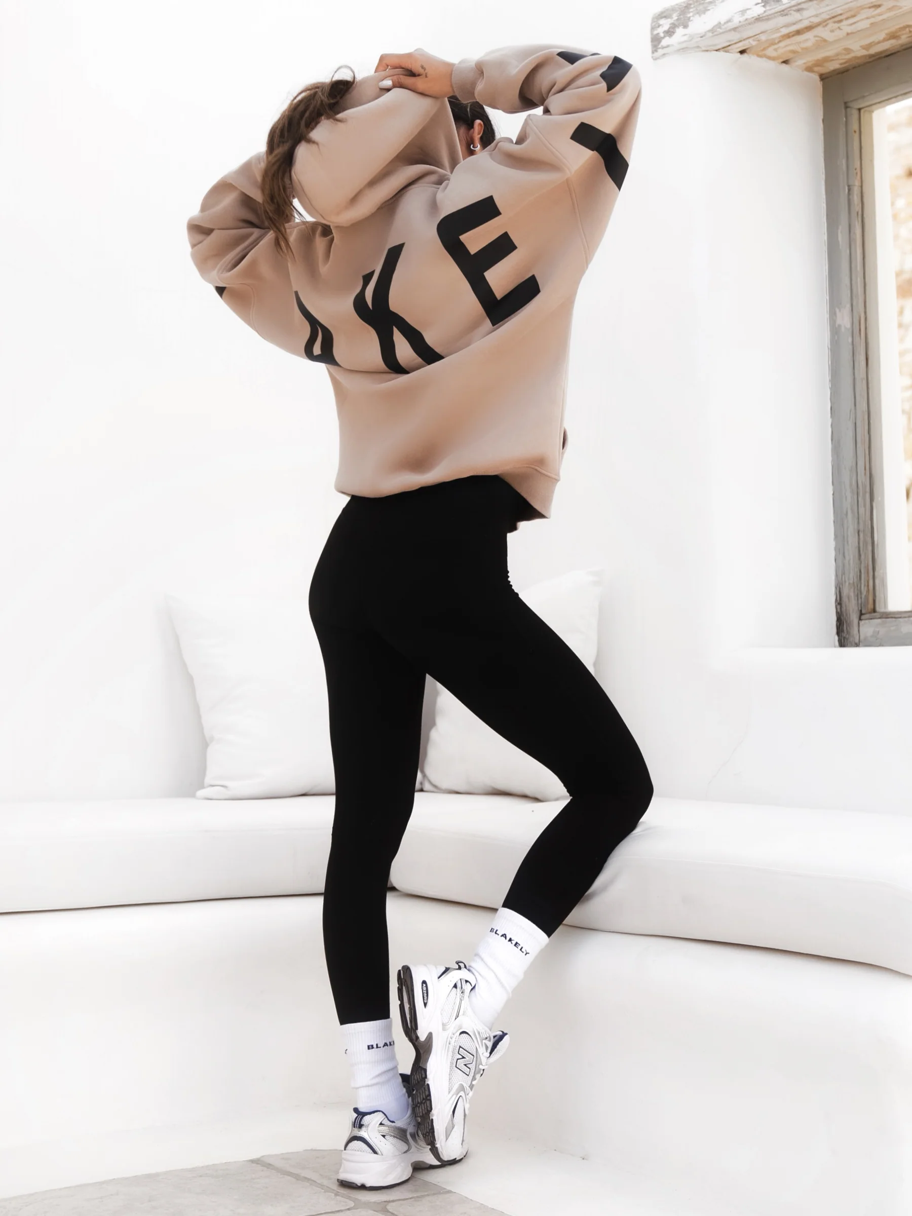 Isabel Hoodie & Leggings Set - Tan & Black - E-Cigarette Wholesale