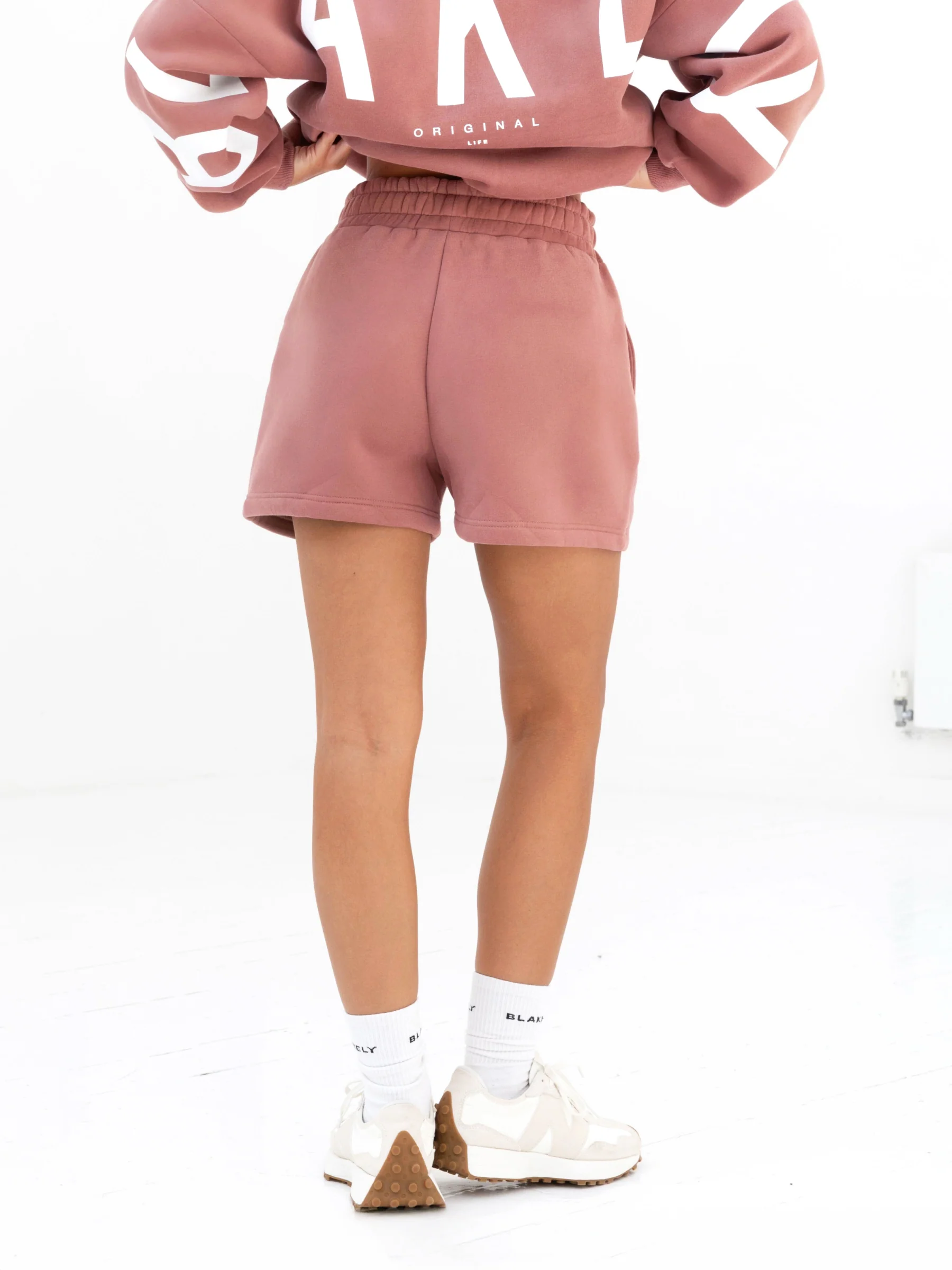 Isabel Jogger Shorts - Blush Brown - E-Cigarette Wholesale