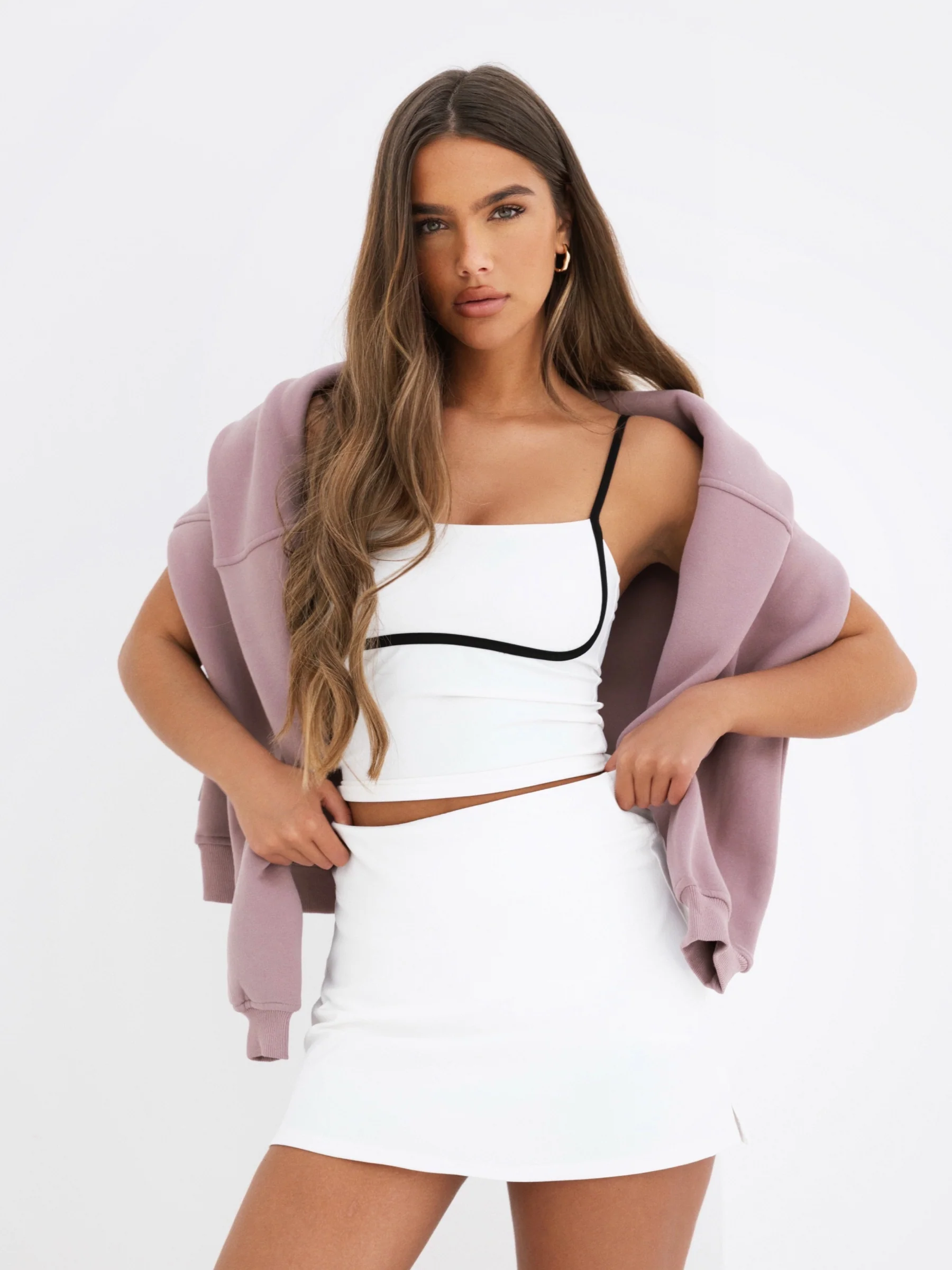 Align Active Bra & Skort Set - White - E-Cigarette Wholesale