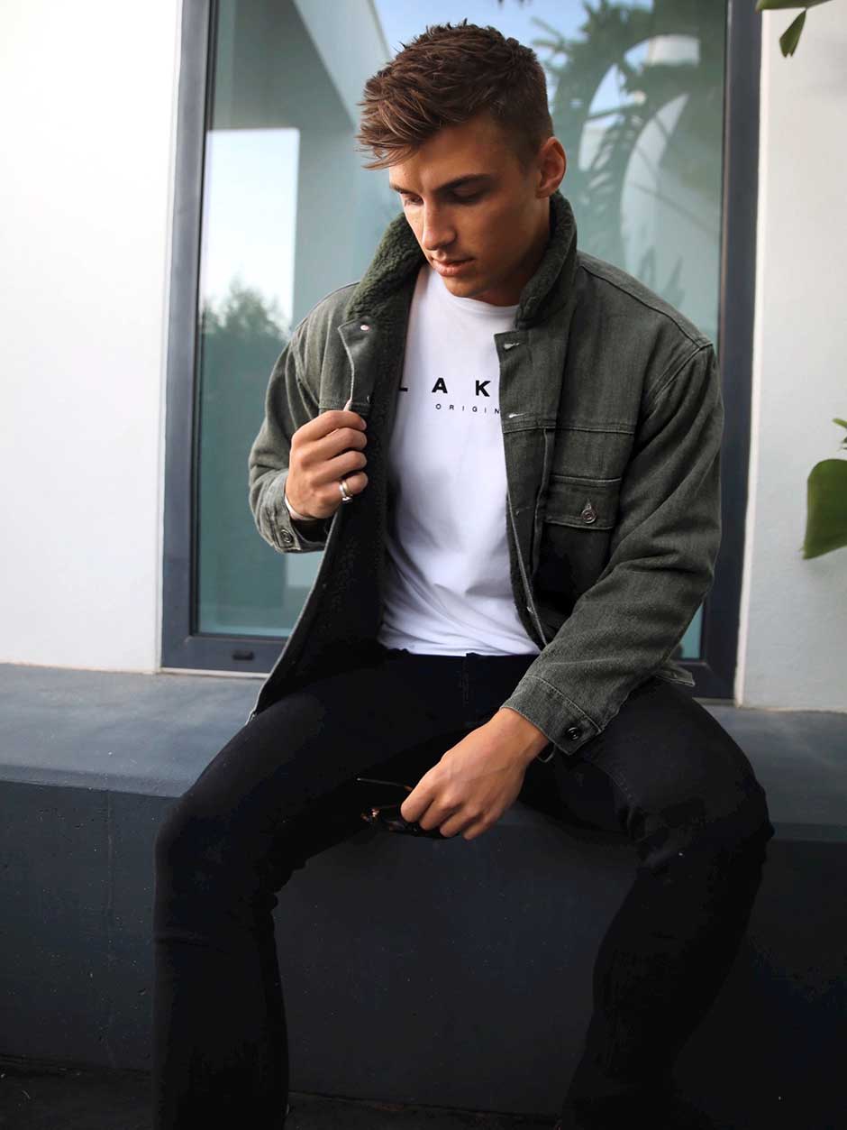 Rapha Denim Jacket - Green - E-Cigarette Wholesale