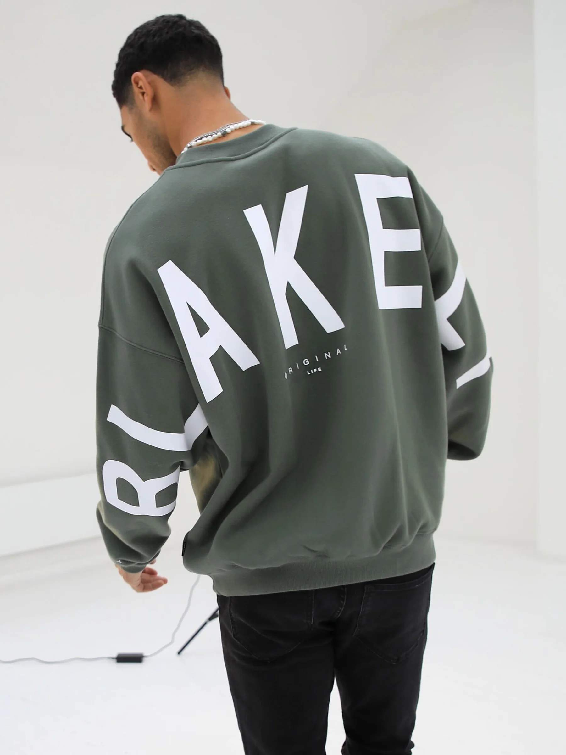 Idris Oversized Jumper - Khaki - E-Cigarette Wholesale