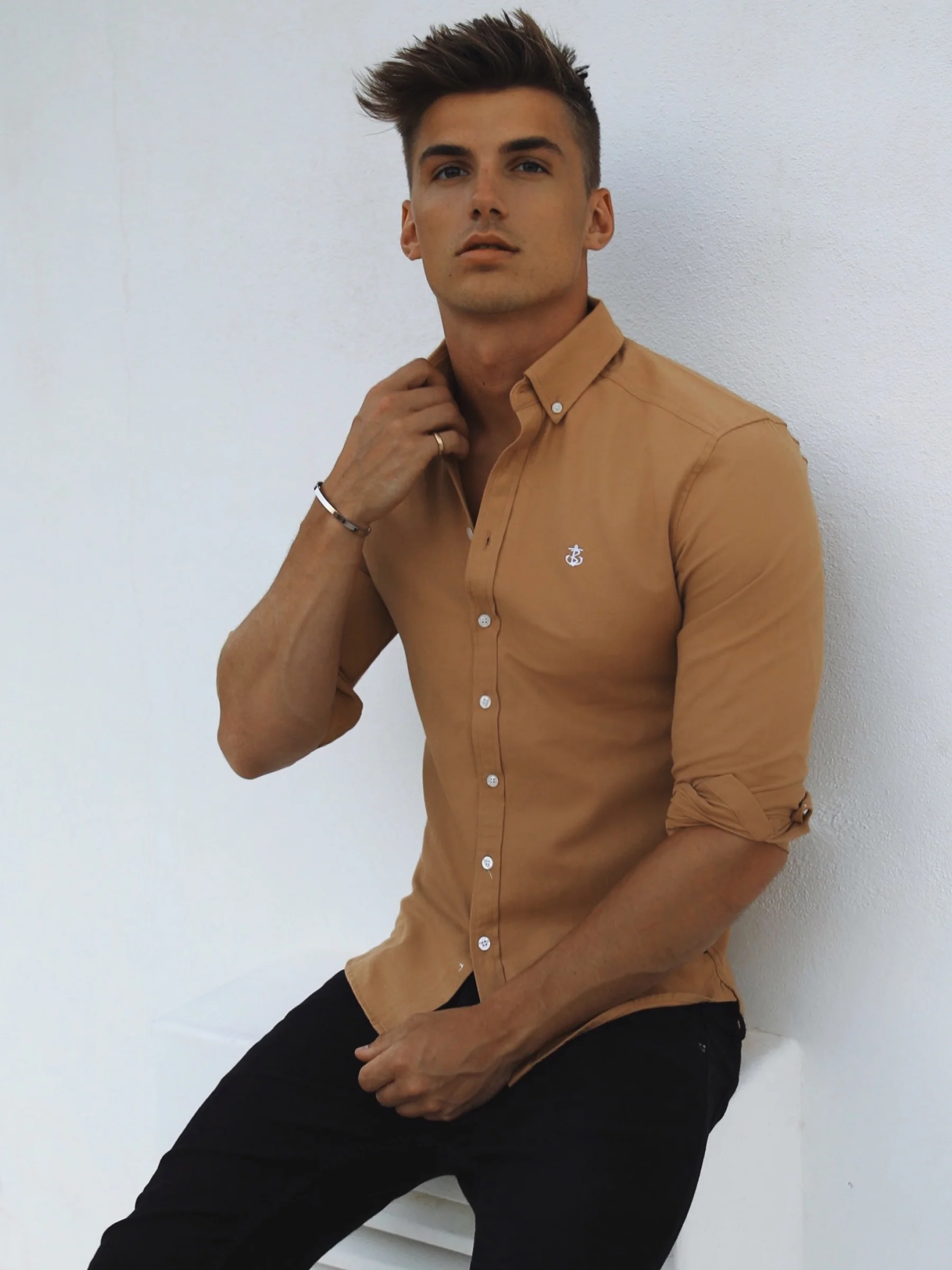 Rioja Long Sleeve Shirt - Mustard - E-Cigarette Wholesale