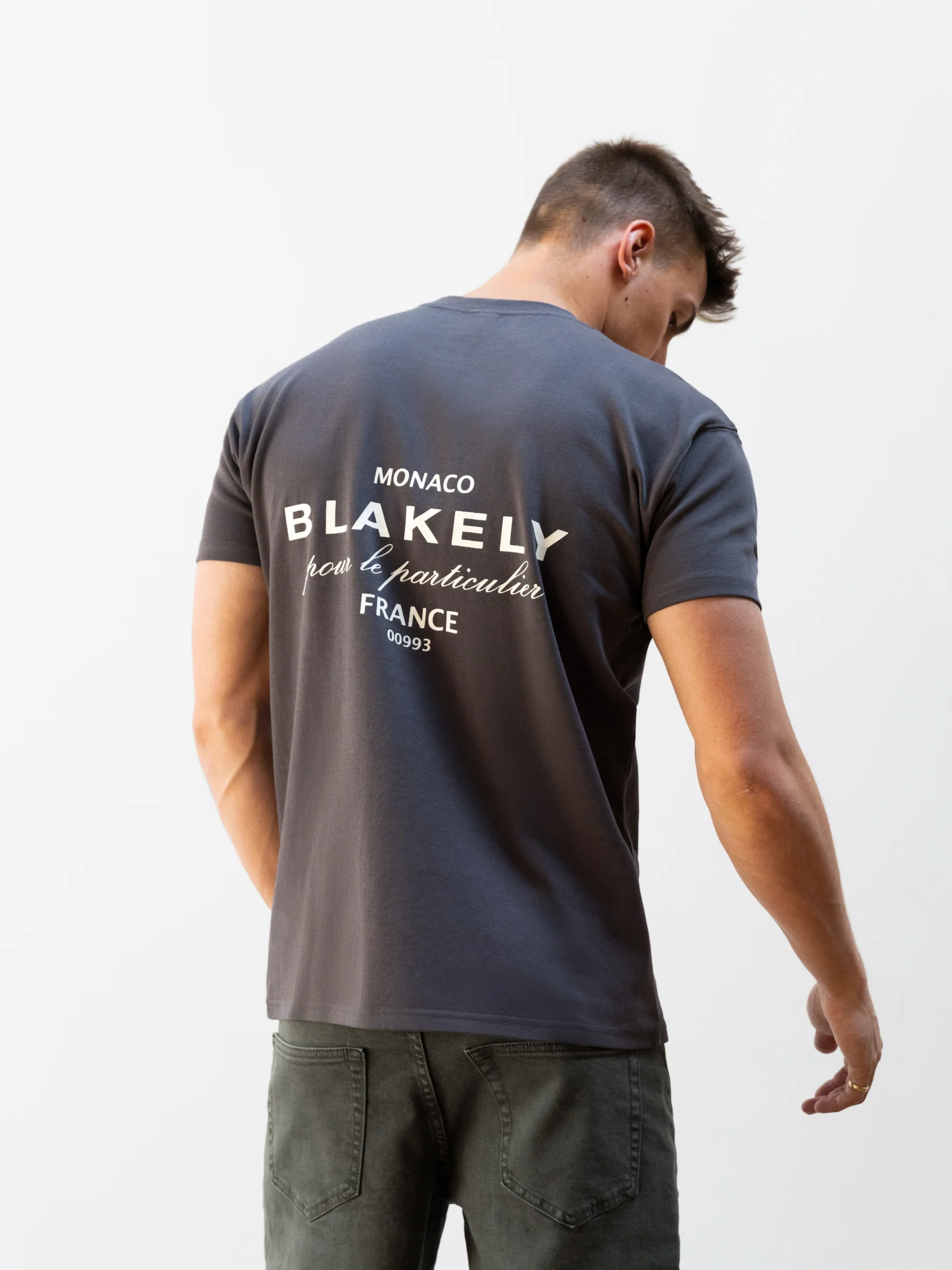 Monaco Relaxed T-Shirt - Charcoal - E-Cigarette Wholesale