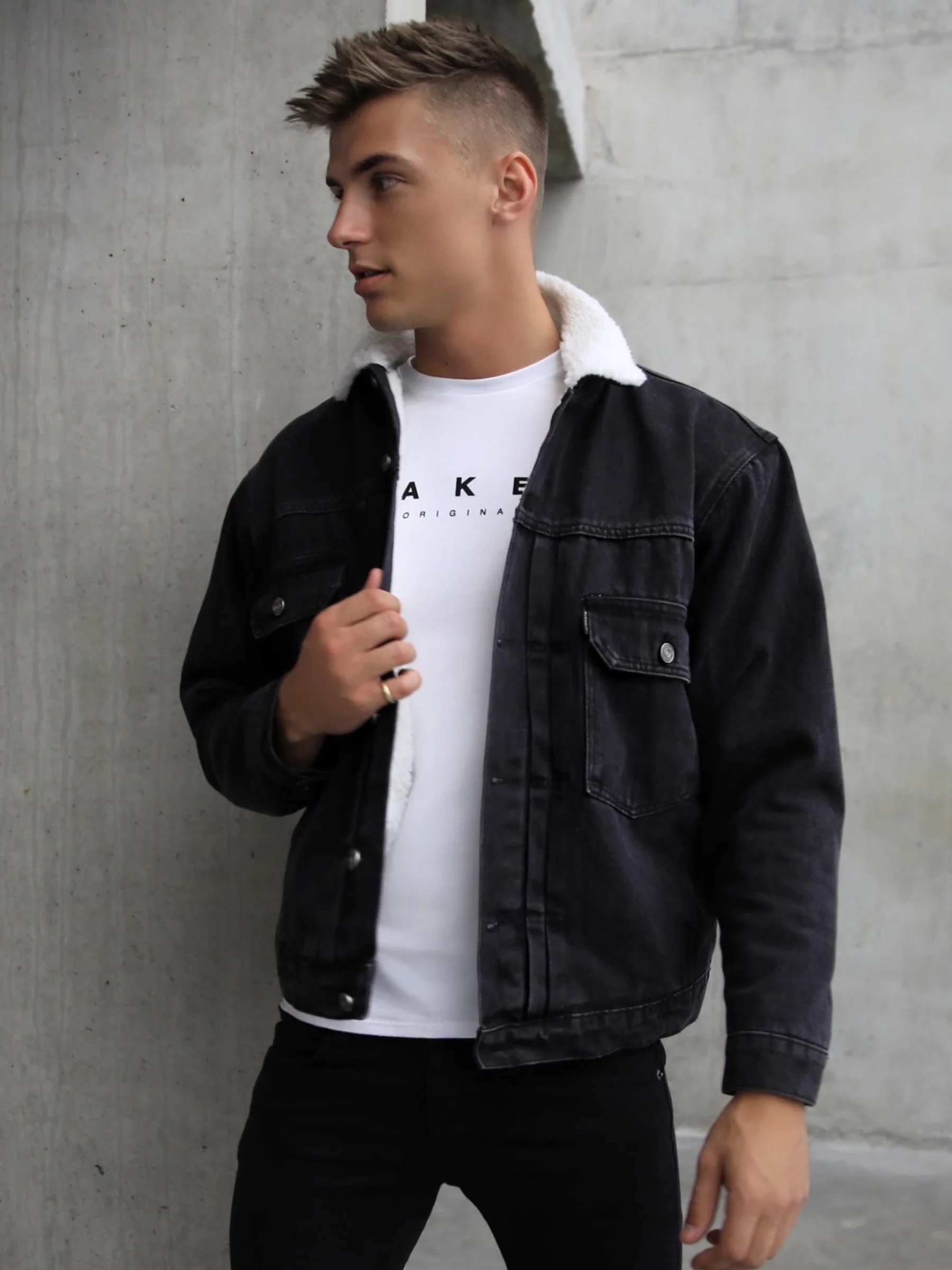 Raleigh Denim Jacket - Black - E-Cigarette Wholesale