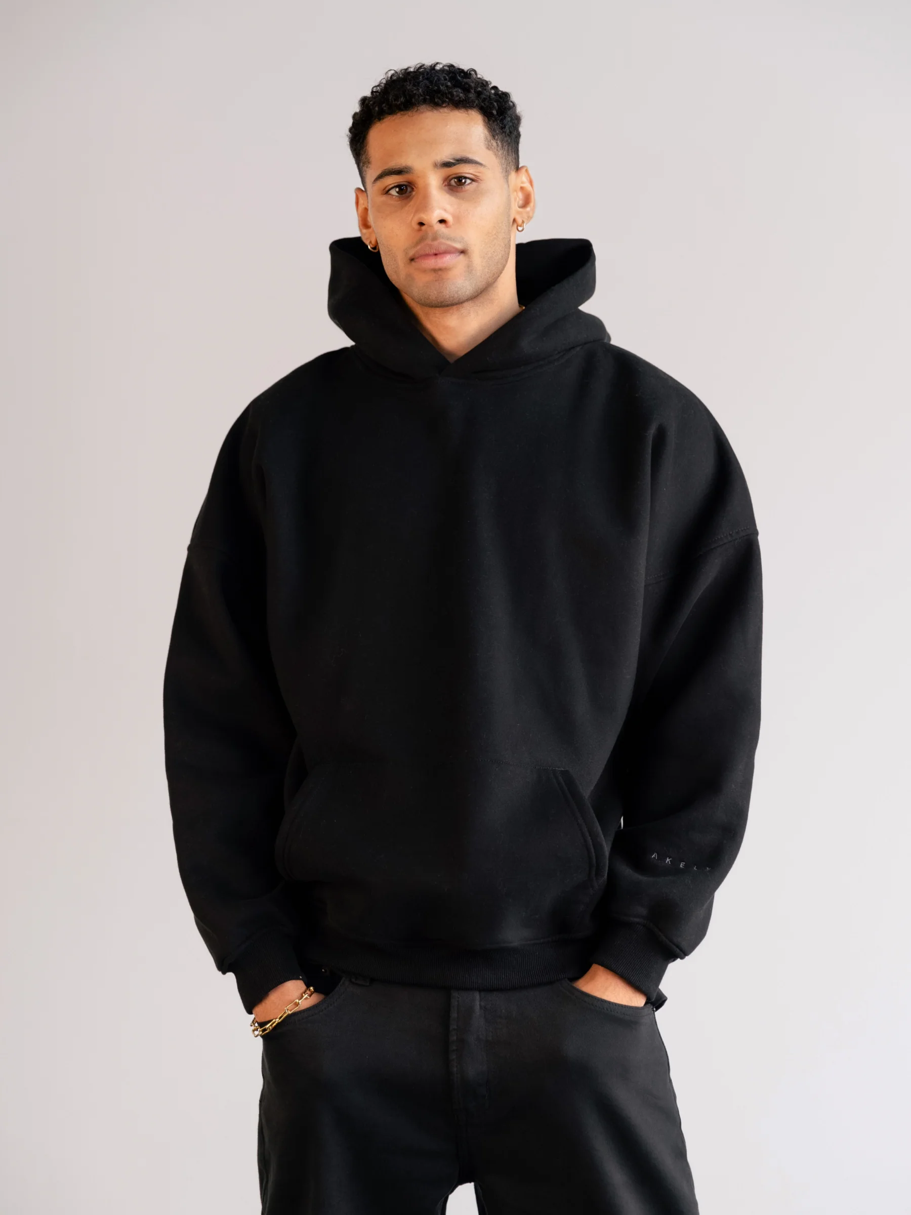 Tonal Idris Oversized Hoodie - Black - E-Cigarette Wholesale