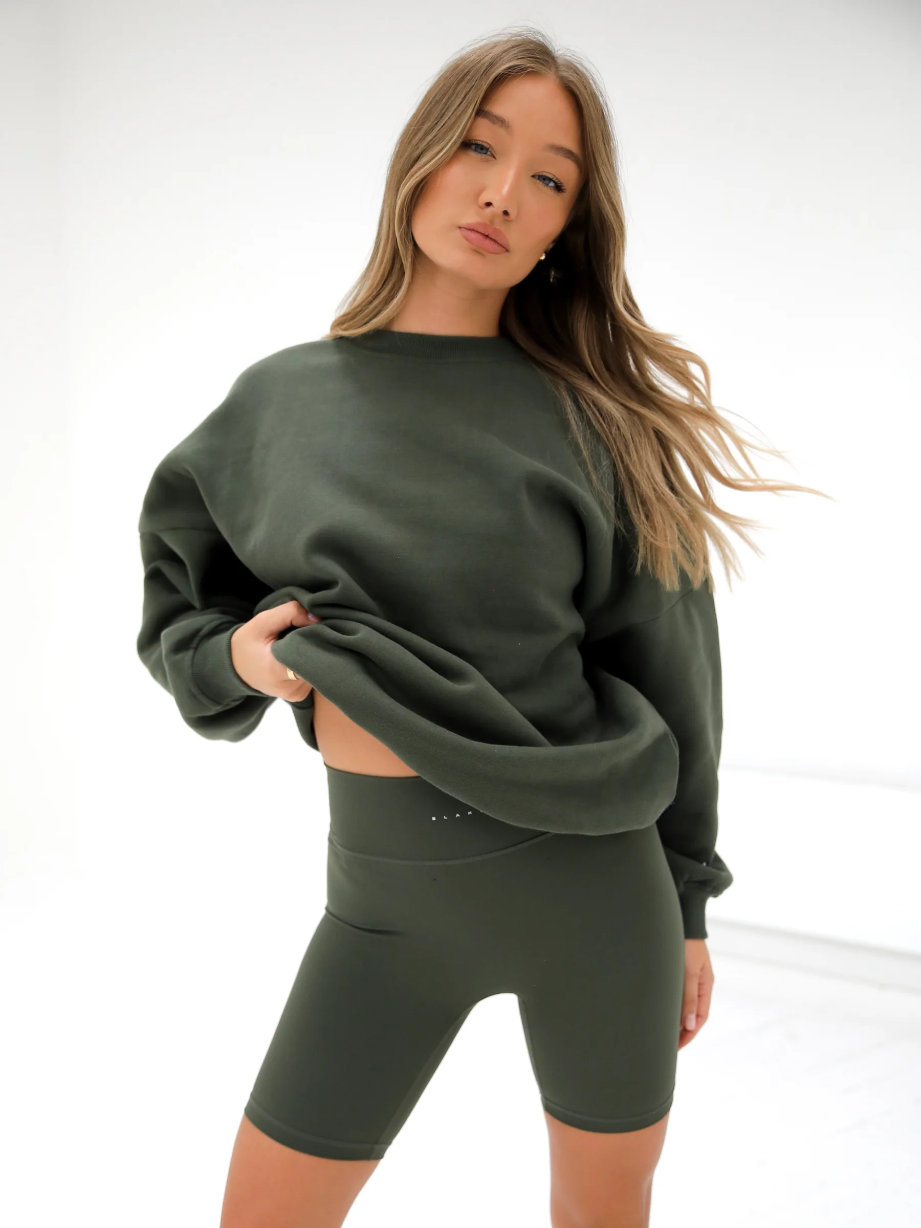 Isabel Oversized Jumper - Khaki Green - E-Cigarette Wholesale