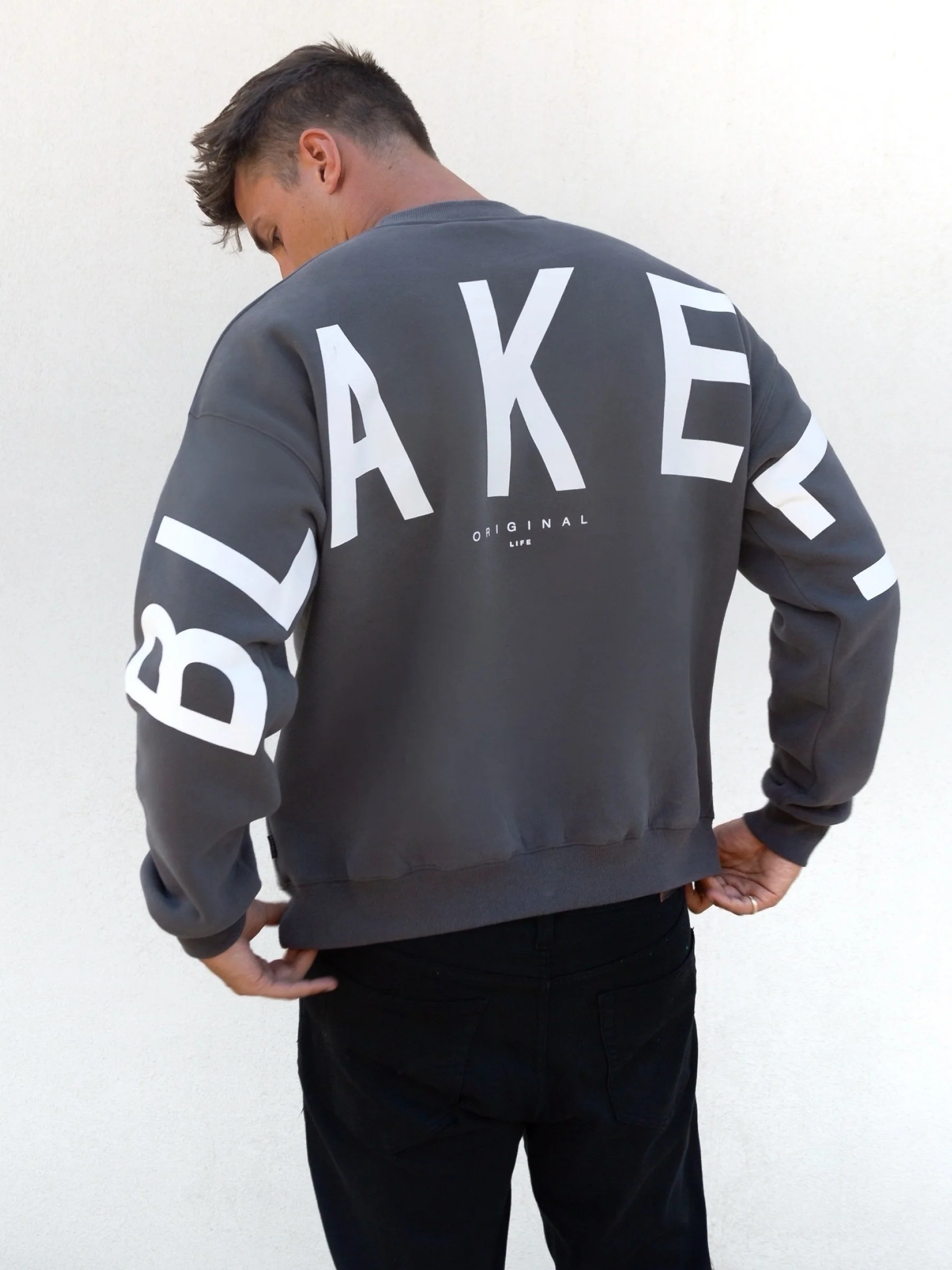 Idris Oversized Jumper - Charcoal - E-Cigarette Wholesale