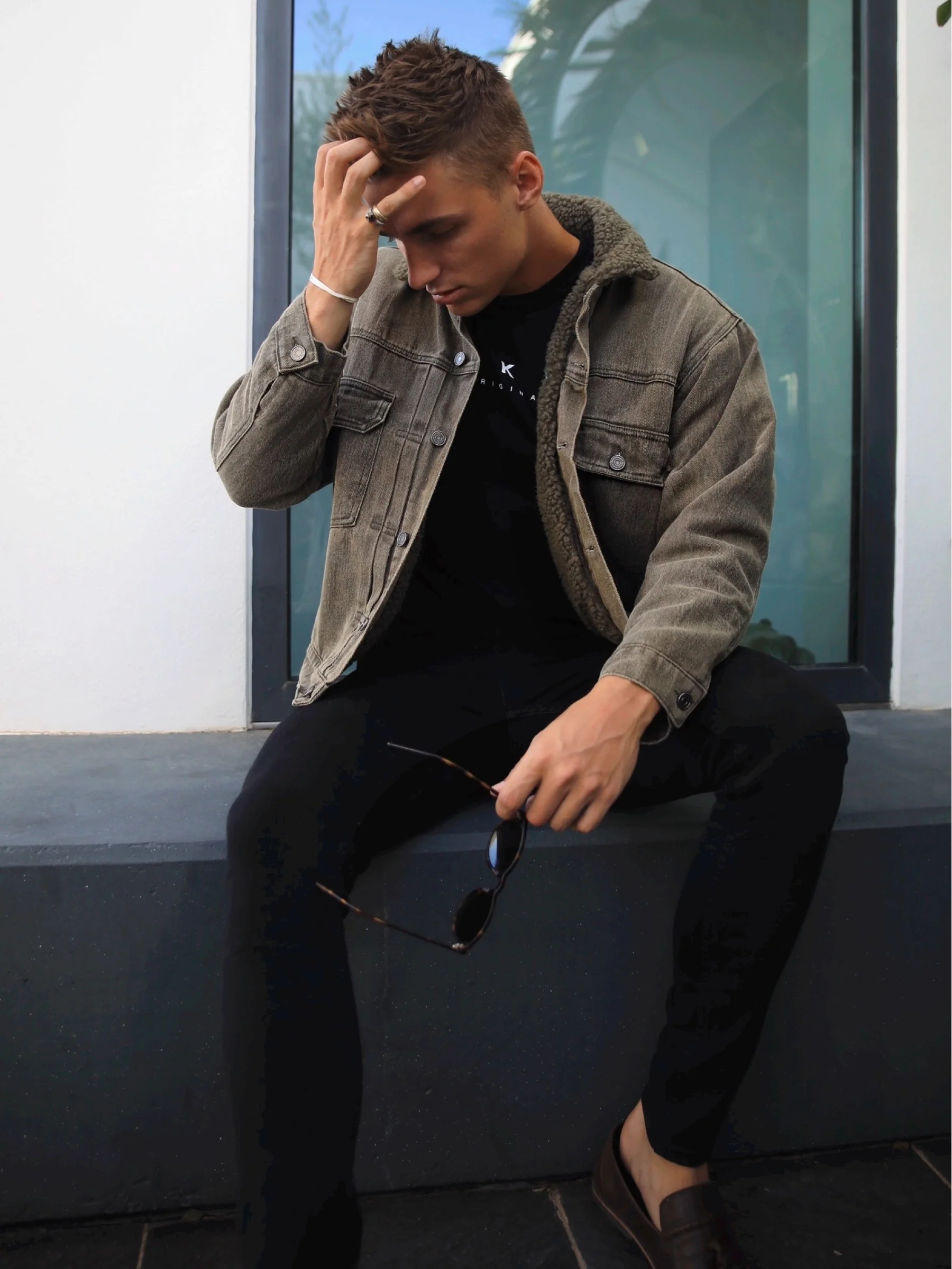 Rapha Denim Jacket - Army Green - E-Cigarette Wholesale