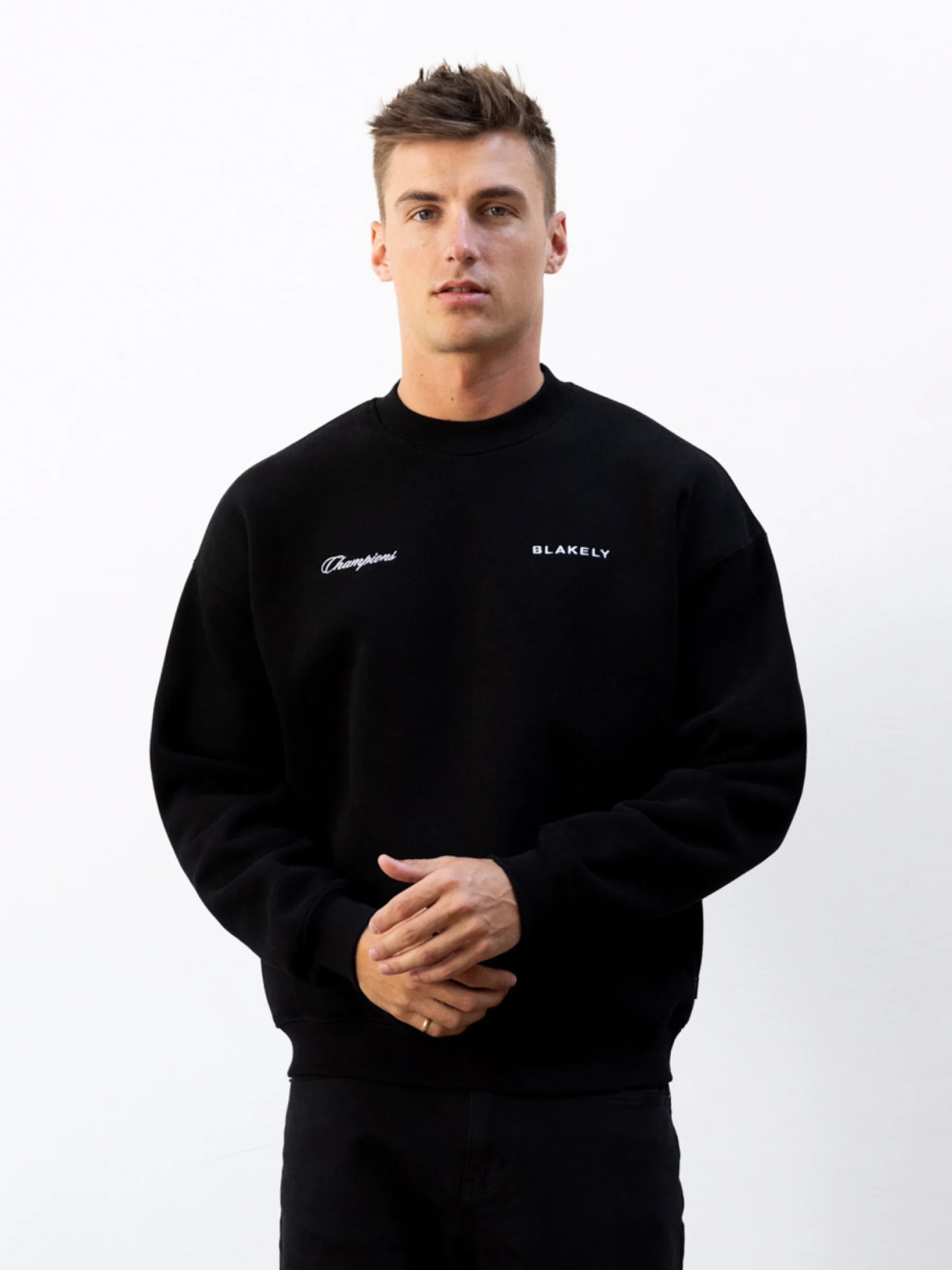 Champions Legacy Relaxed Jumper - Black - E-Cigarette Wholesale