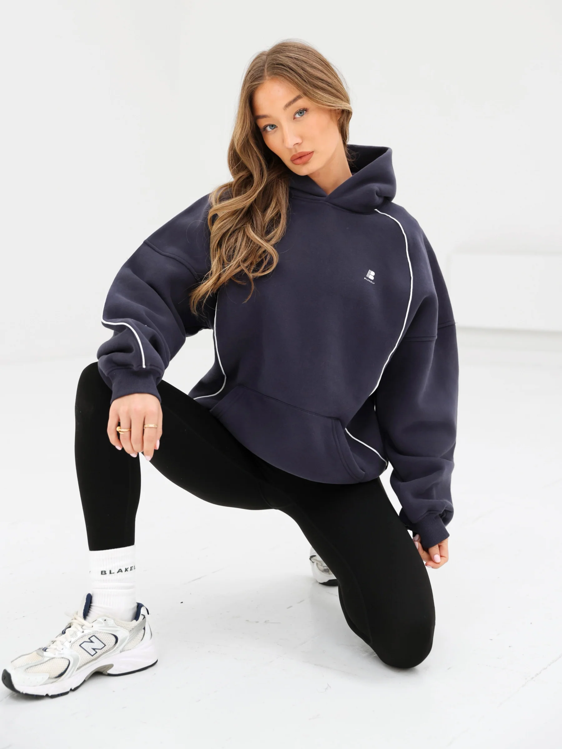 Seam Oversized Hoodie - True Navy - E-Cigarette Wholesale