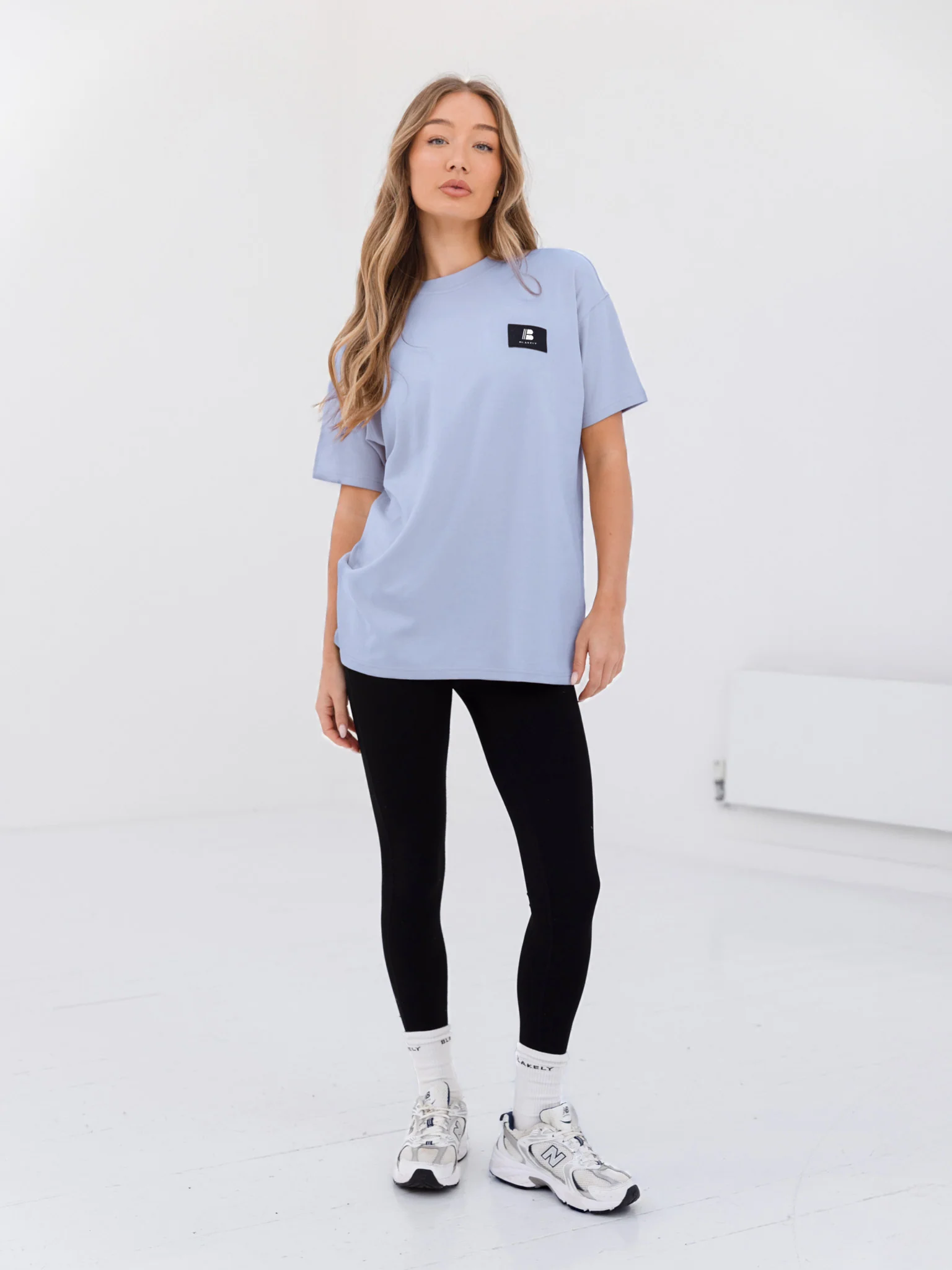 Apex Label Oversized T-Shirt - Sky Blue - E-Cigarette Wholesale