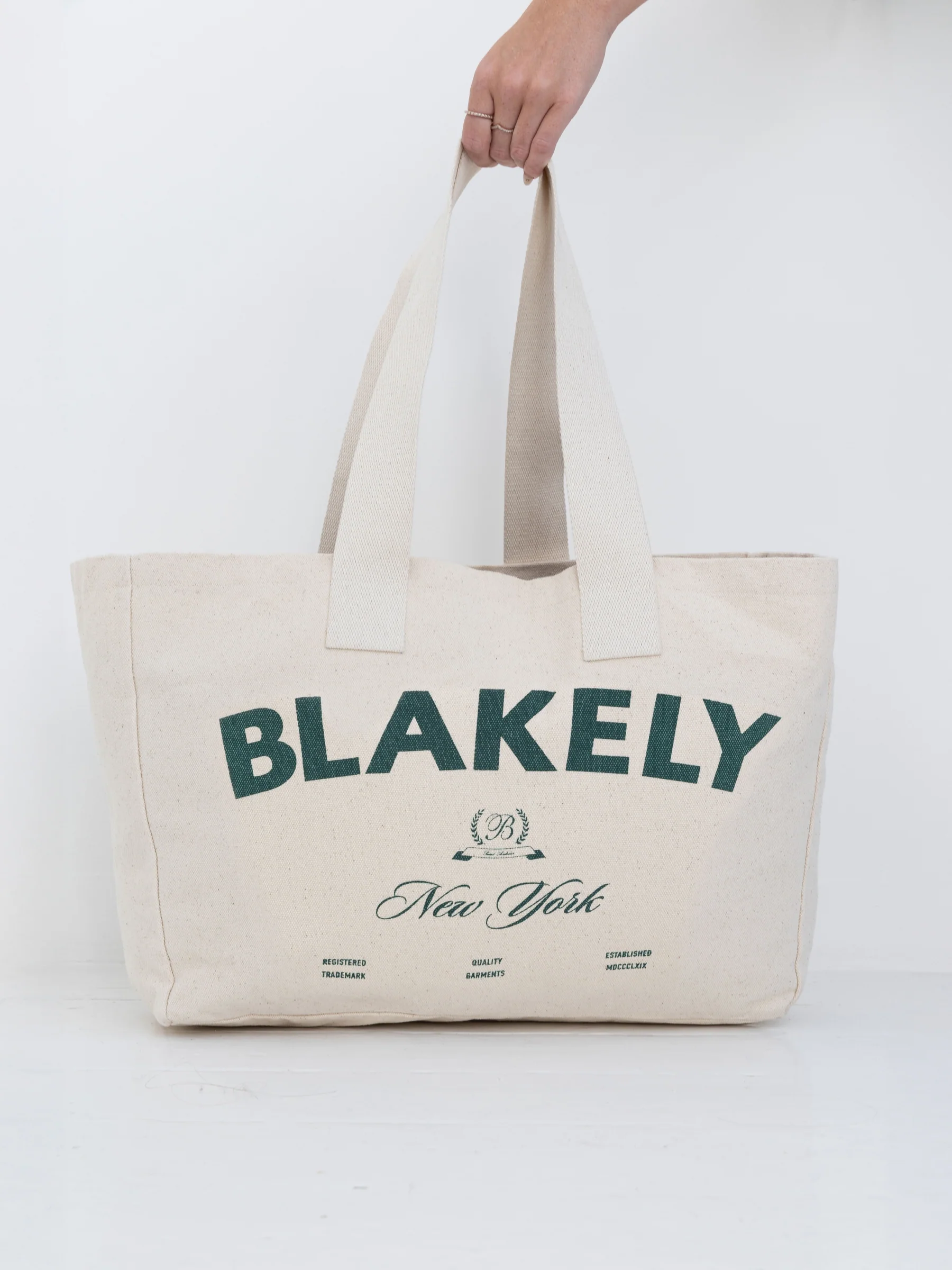 NY Crest Tote Bag - Natural - E-Cigarette Wholesale