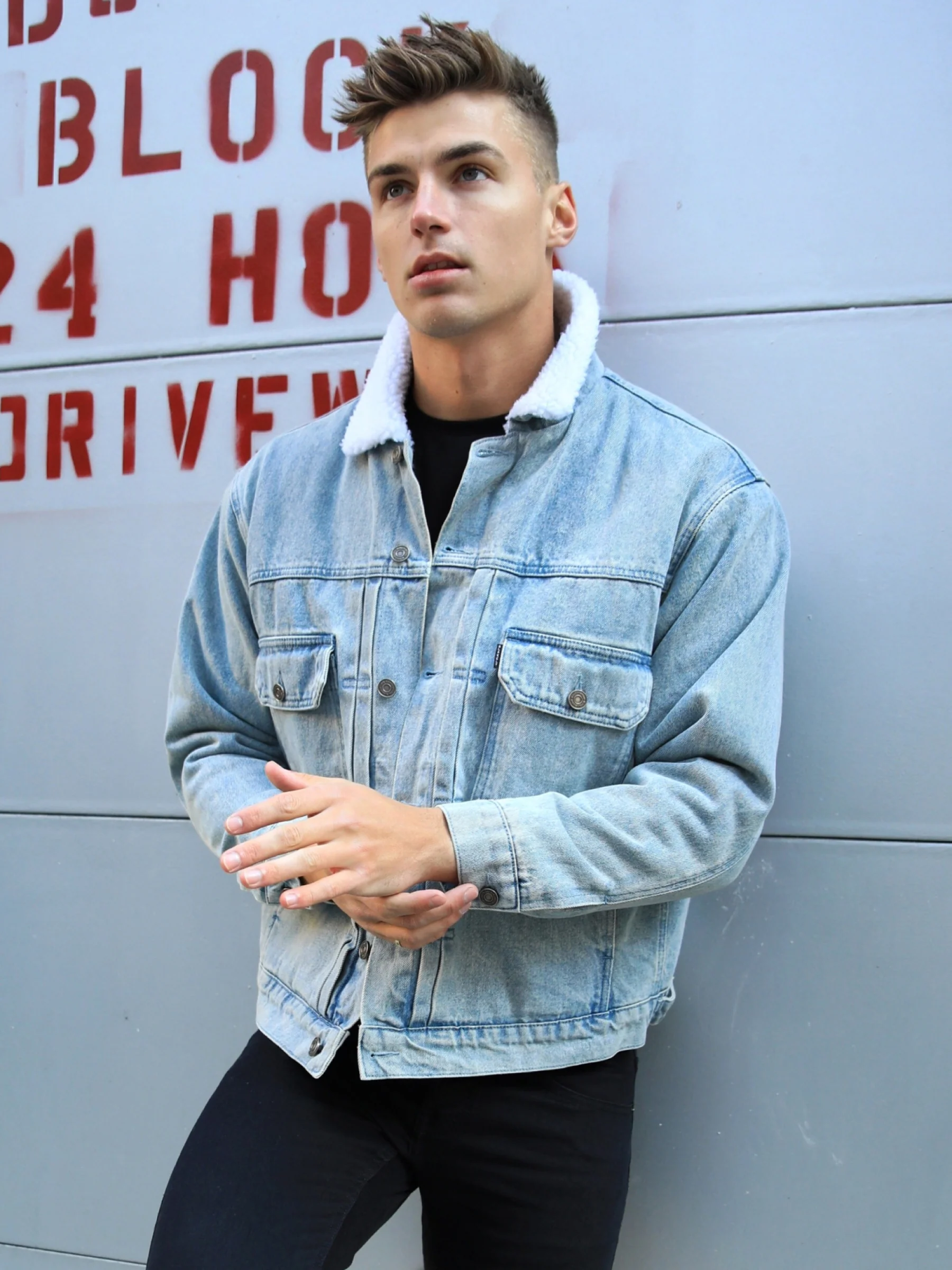 Raleigh Denim Jacket - Light Blue - E-Cigarette Wholesale
