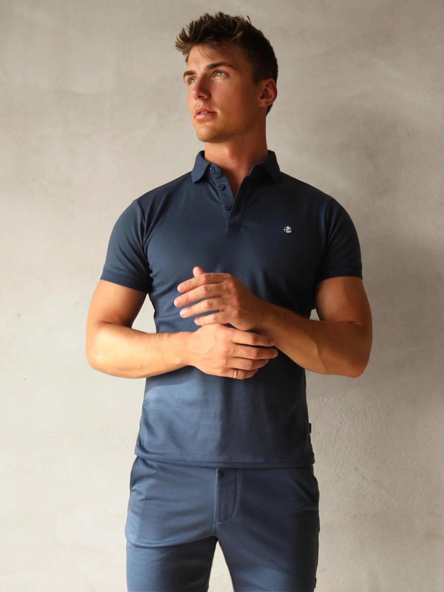 Sorrento Polo Shirt - Navy - E-Cigarette Wholesale