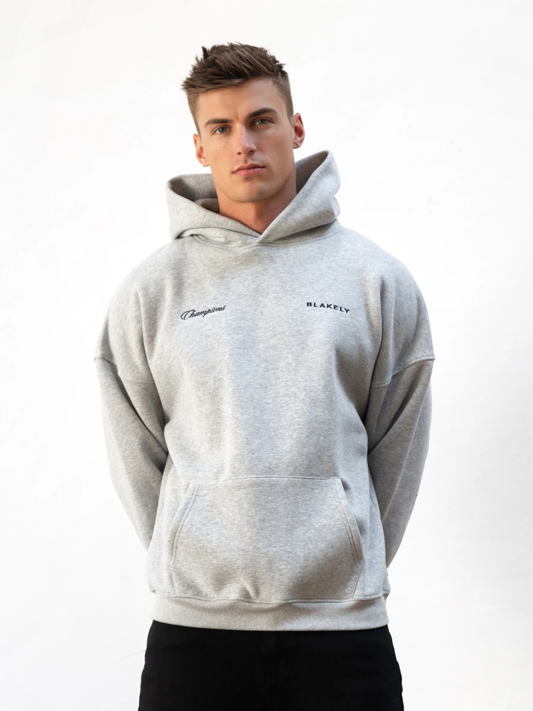 Champions Legacy Relaxed Hoodie - Marl Grey - E-Cigarette Wholesale