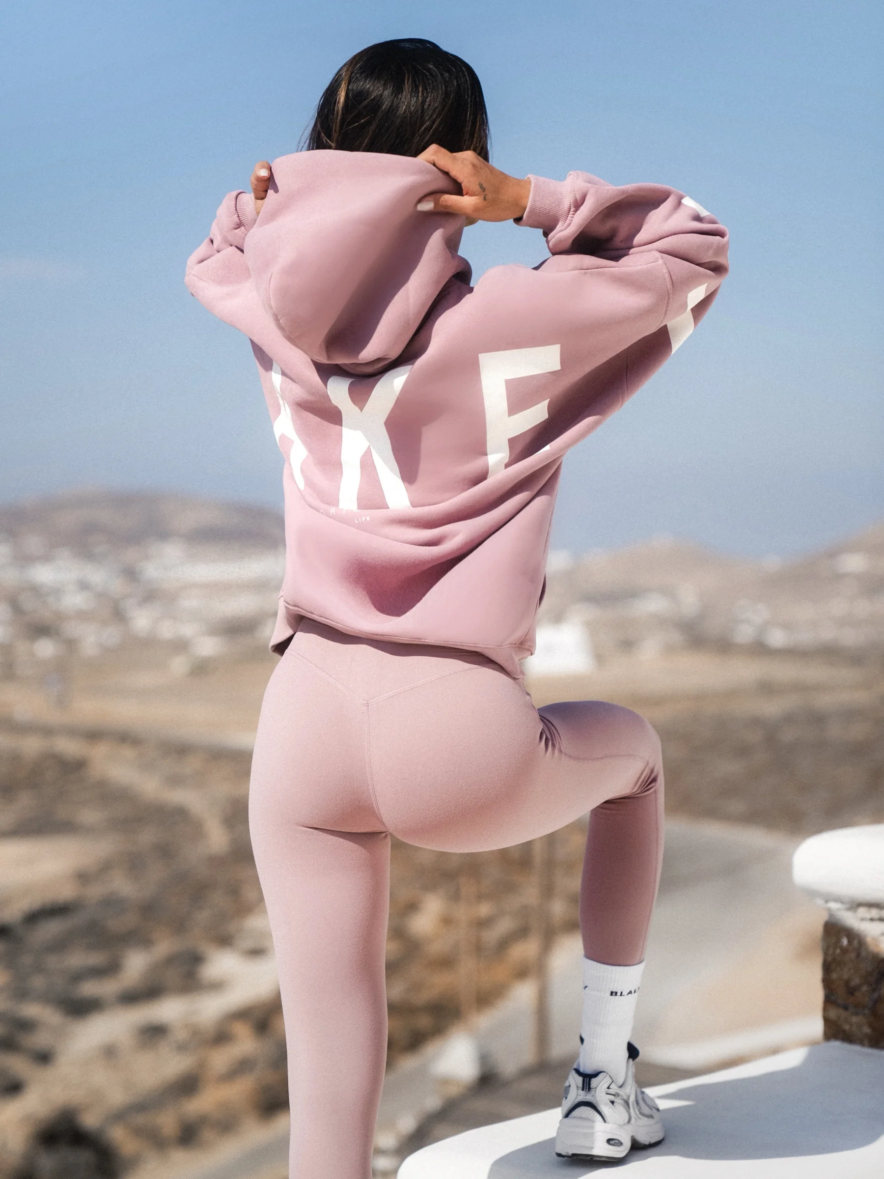 Isabel Hoodie & Leggings Set - Dusty Pink - E-Cigarette Wholesale