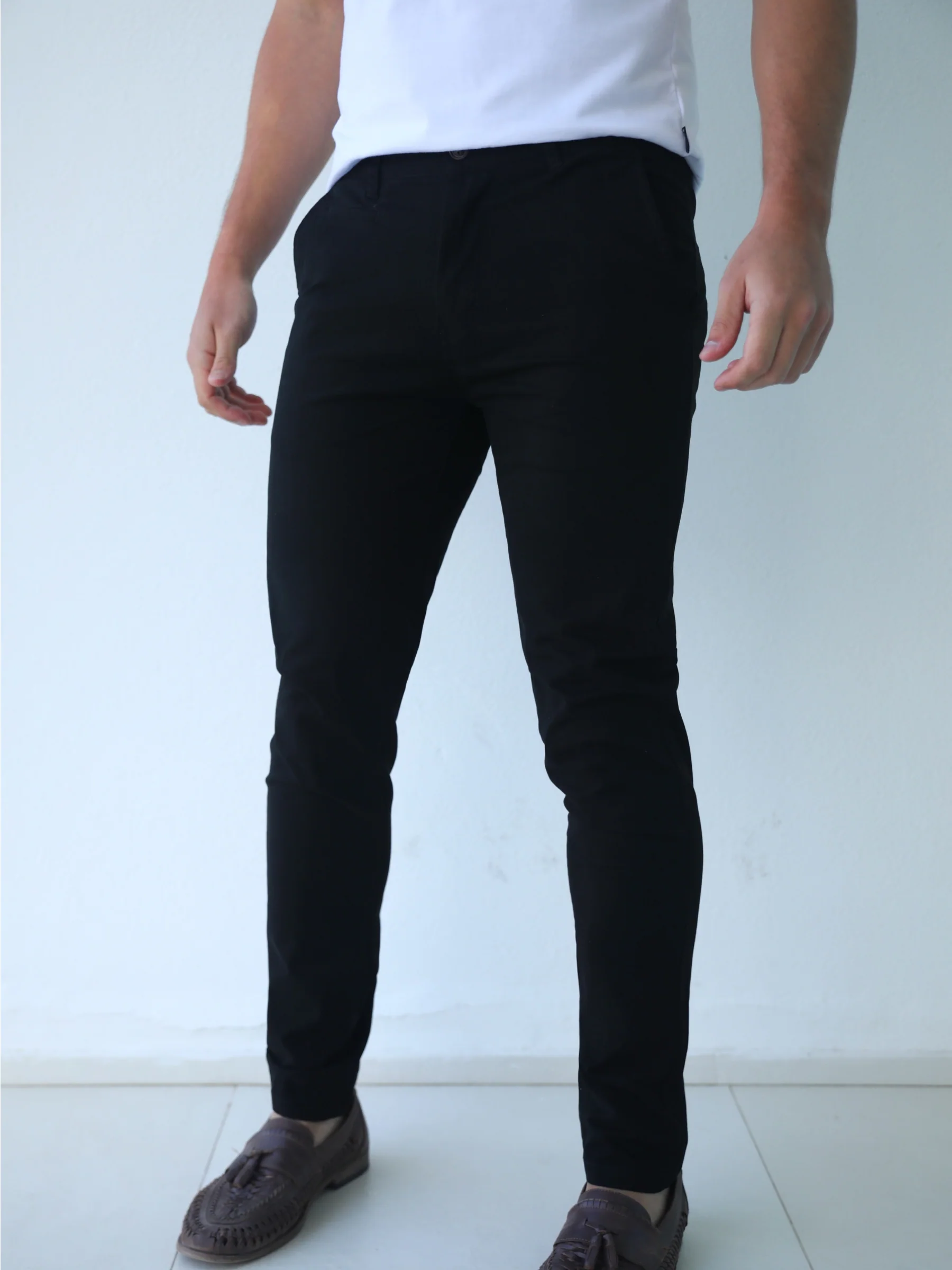 Stretch Chinos - Black - E-Cigarette Wholesale