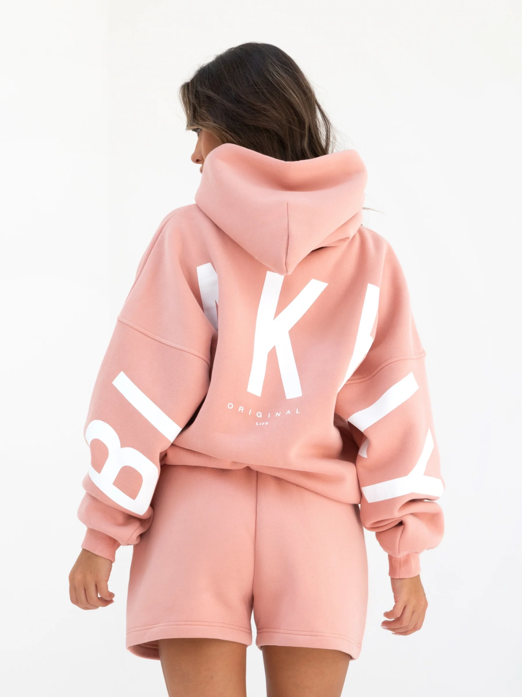 Isabel Oversized Hoodie - Peach Pink - E-Cigarette Wholesale