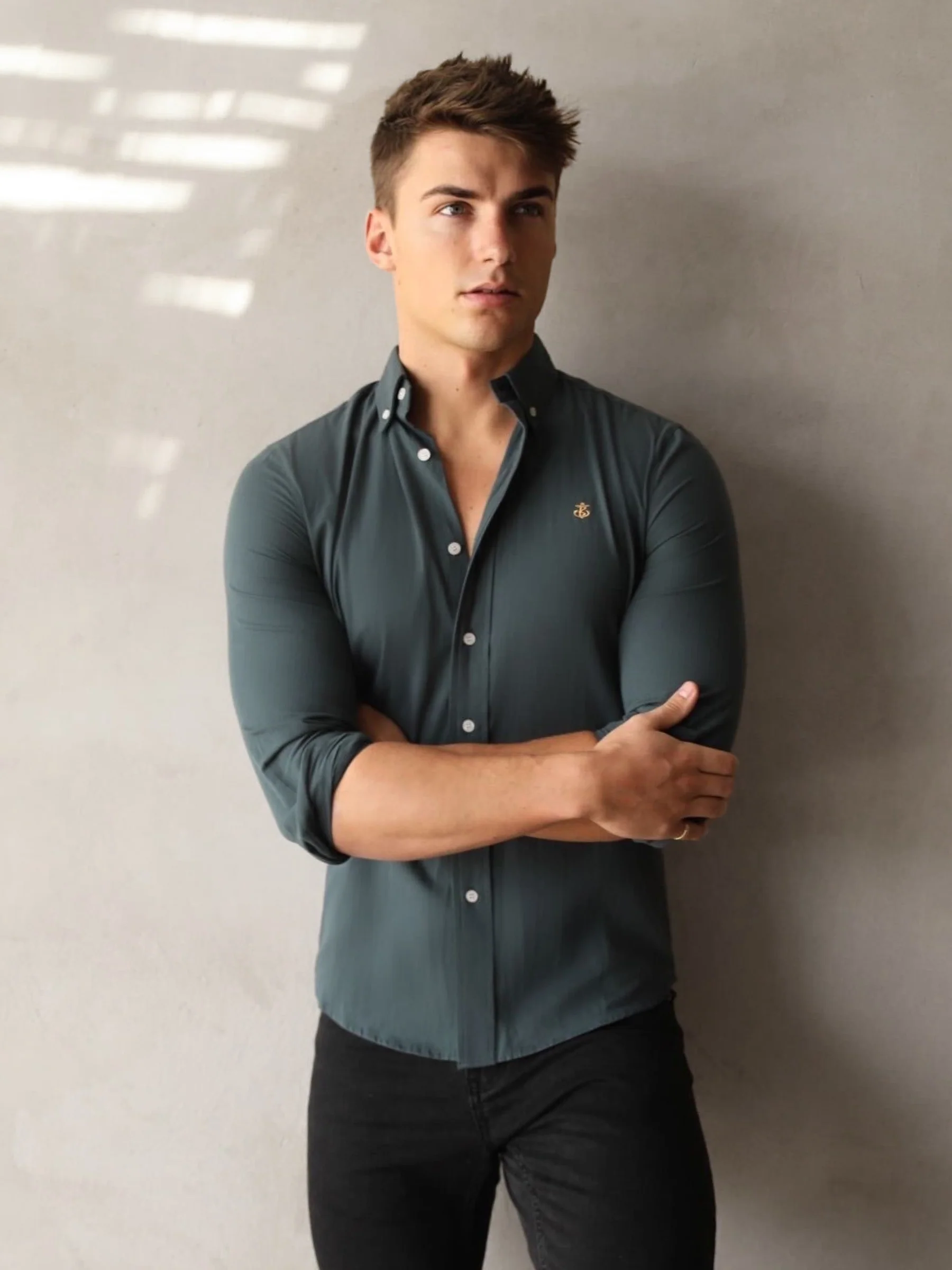 Vienna Slim Fit Shirt - Teal - E-Cigarette Wholesale