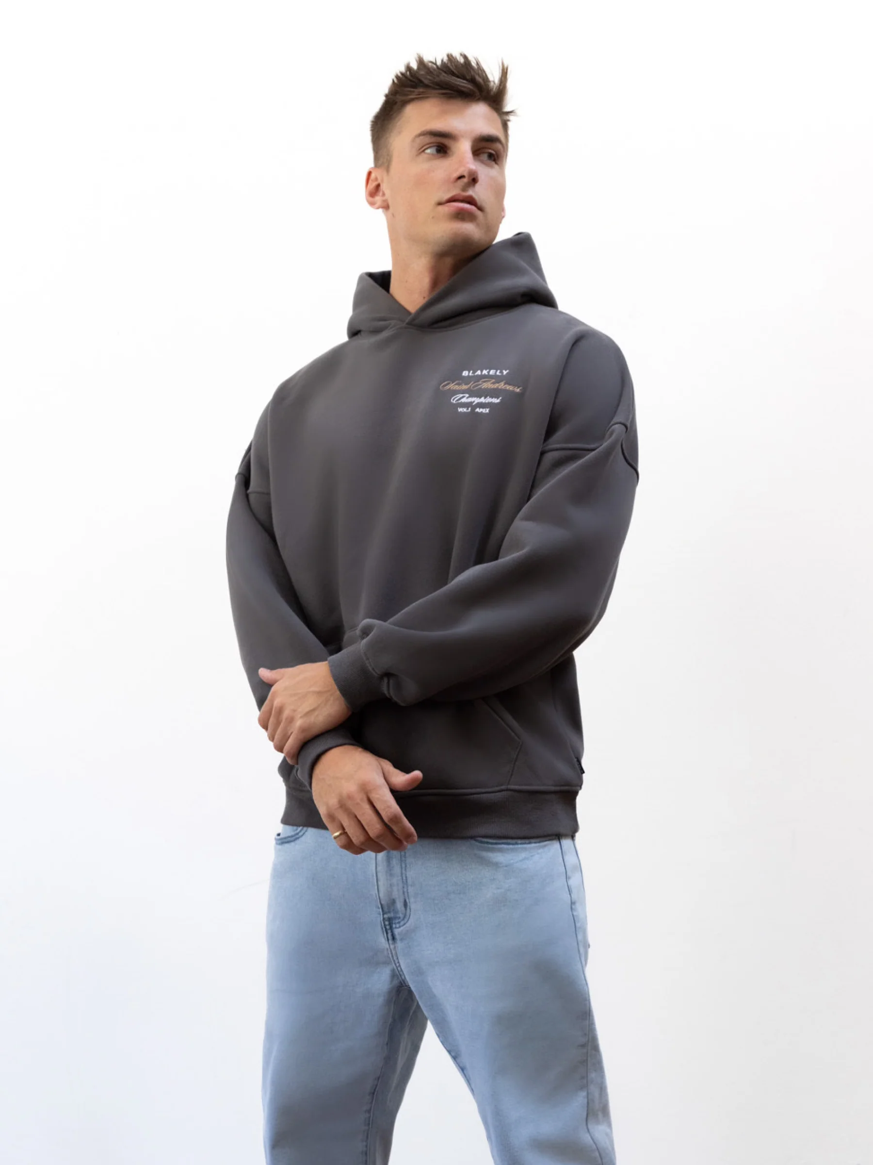 Legacy Relaxed Hoodie - Charcoal - E-Cigarette Wholesale